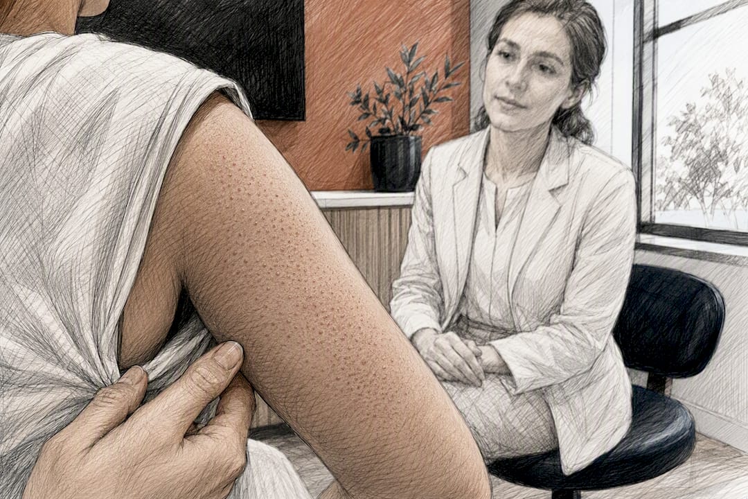 Upper-arm keratosis pilaris assessment