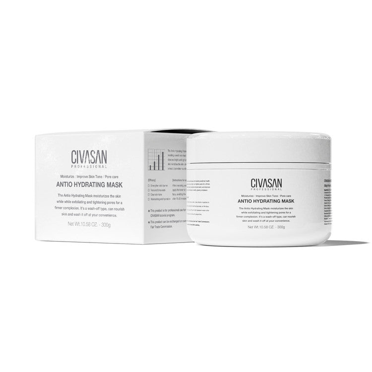 Civasan Antio Hydrating Mask—intensive hydrating and soothing mask for sensitive and dry skin, ideal for post-treatment care.