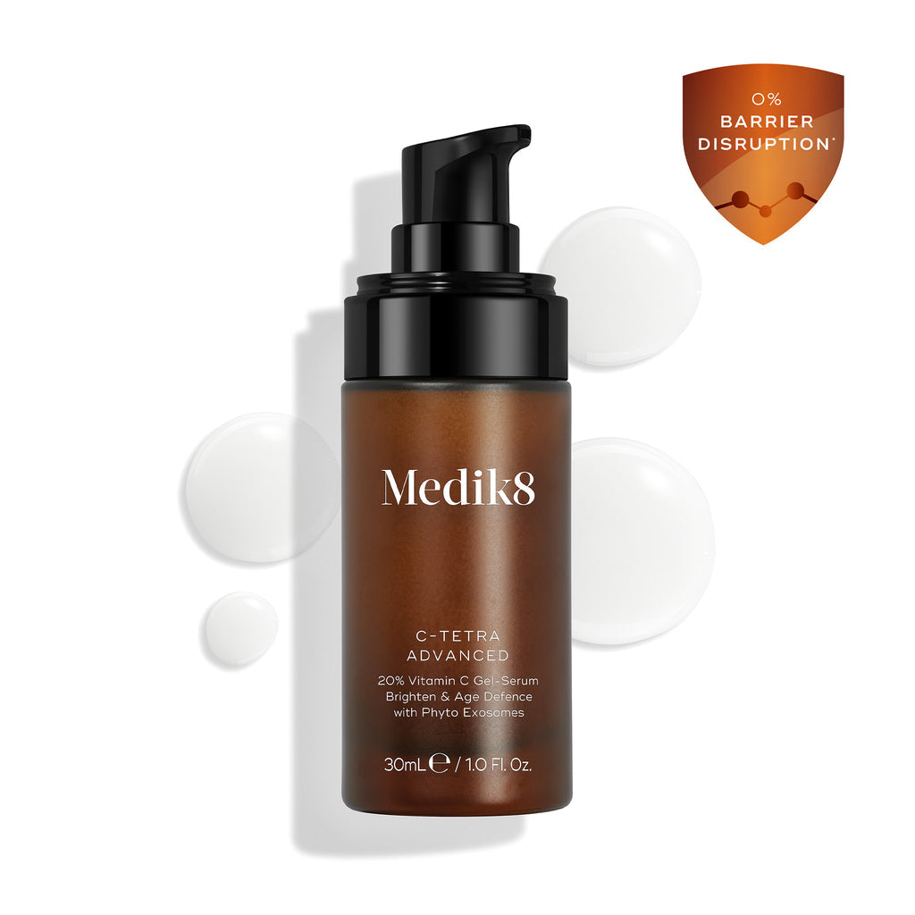 Medik8 C-Tetra Advanced vitamin C serum—powerful antioxidant formula for brightening and anti-aging.