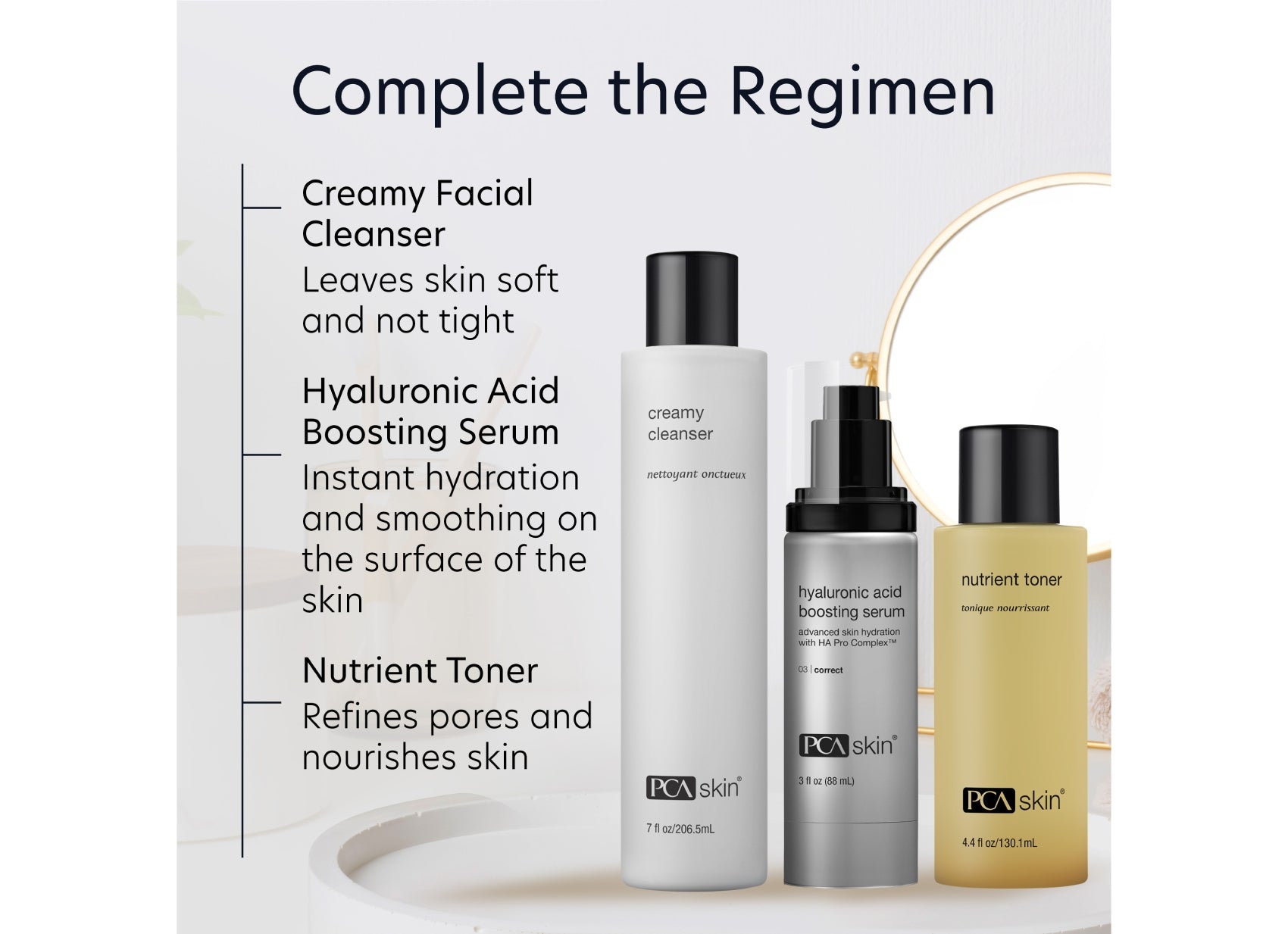 Deeply cleanse with PCA Skin Creamy Cleanser. The M-ethod Aesthetics