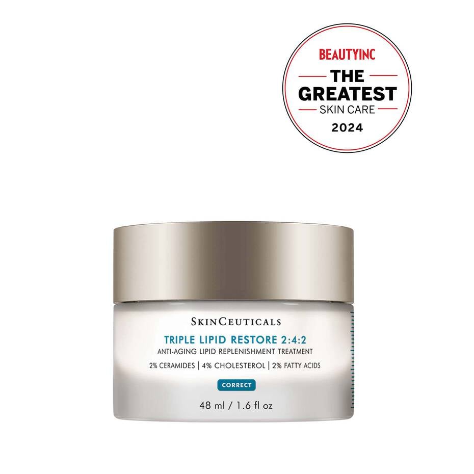 SkinCeuticals Triple Lipid Restore 2:4:2 tube—barrier‑repair moisturiser for ageing skin.