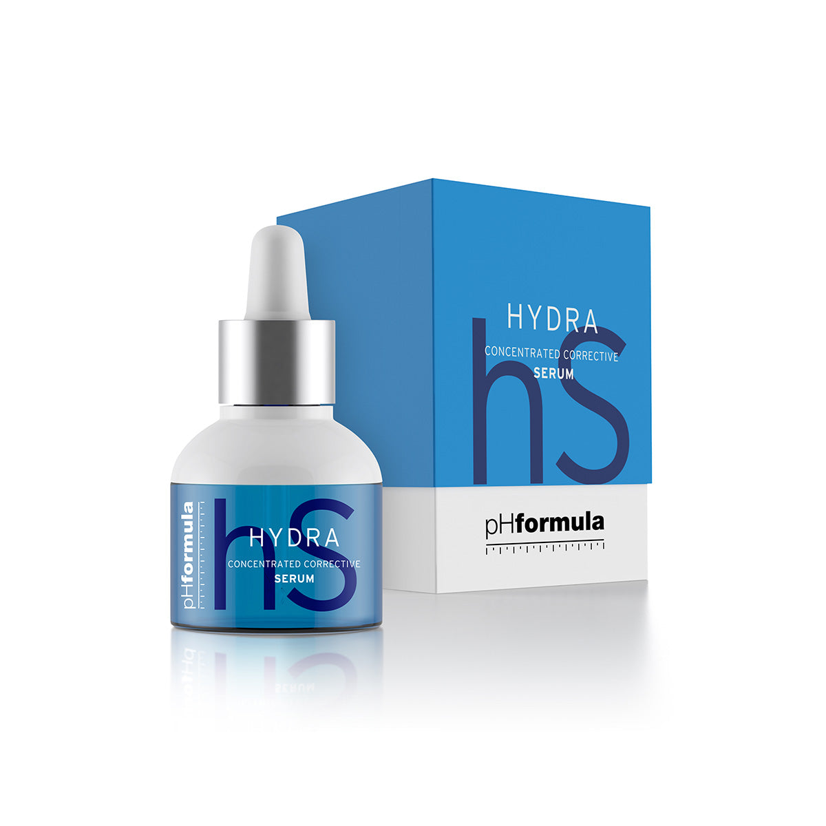 pHformula HYDRA Concentrated Corrective Serum—multi-molecular hyaluronic acid serum for plumping and moisture.