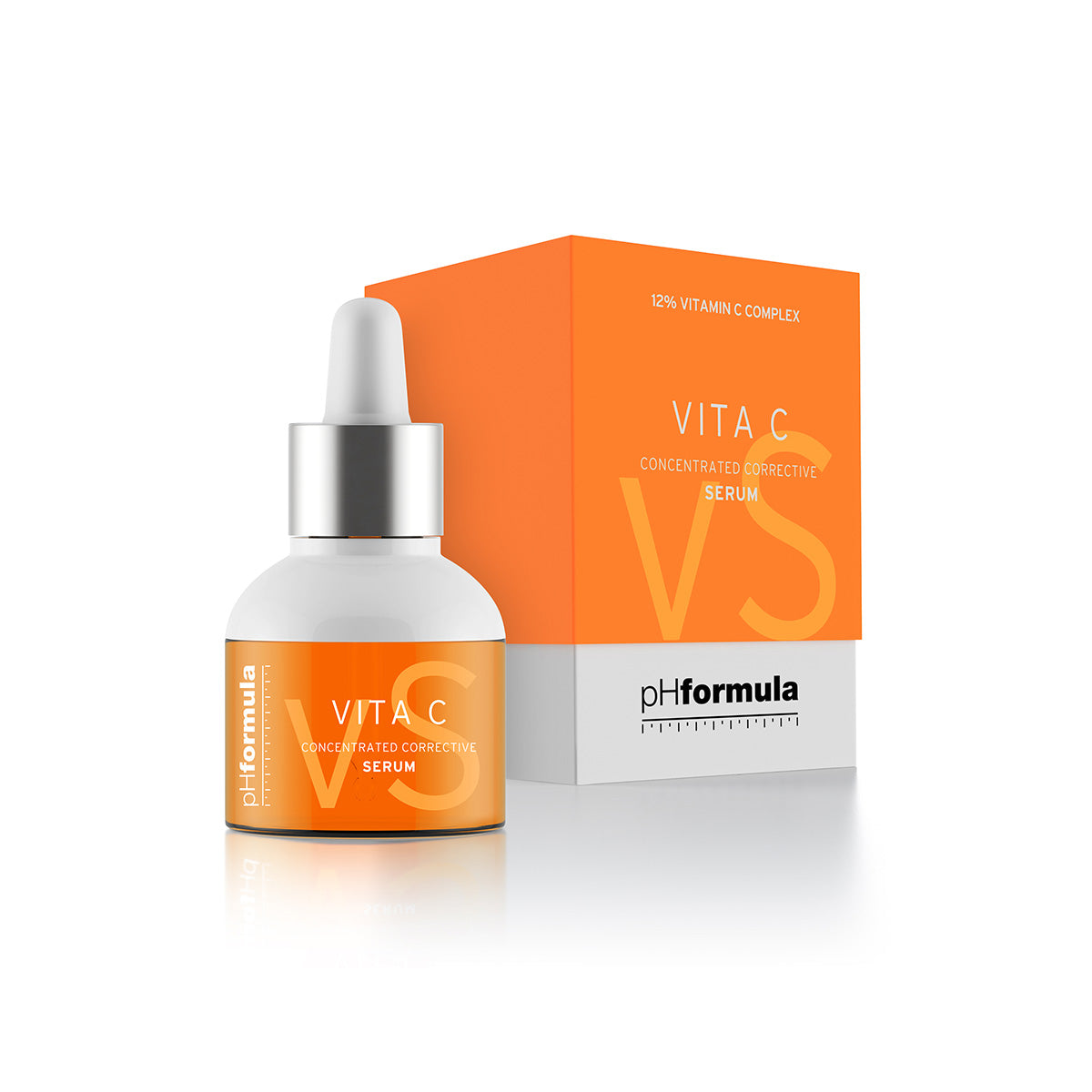 pHformula VITA C Concentrated Corrective Serum—antioxidant serum for even skin tone and protection.