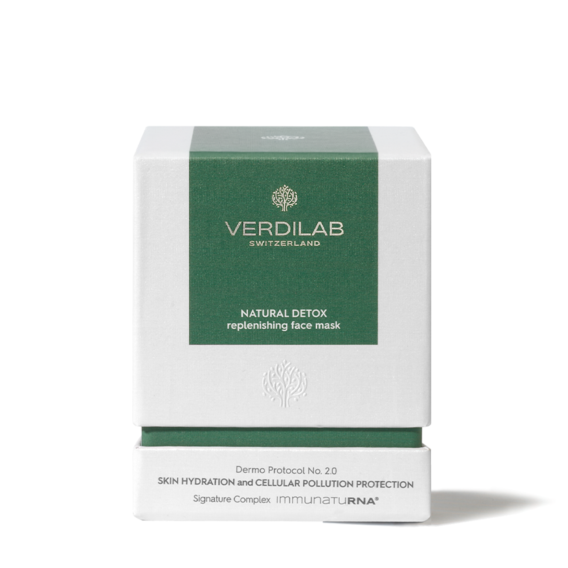 Verdilab Detox Mask—natural replenishing mask with ImmunatuRNA® and marine actives.