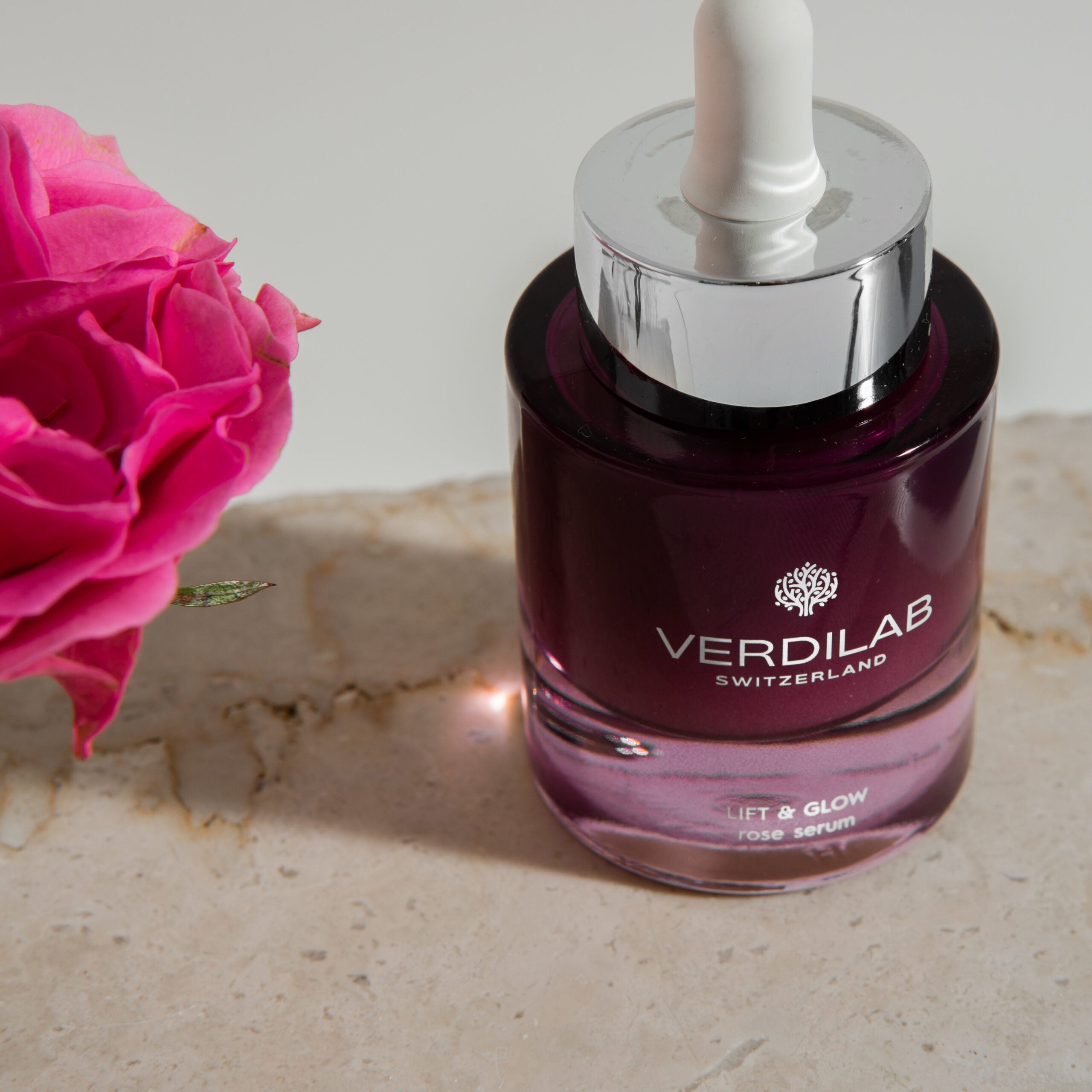 Verdilab Lift & Glow Rose Serum—rose-powered serum for hydration and elasticity