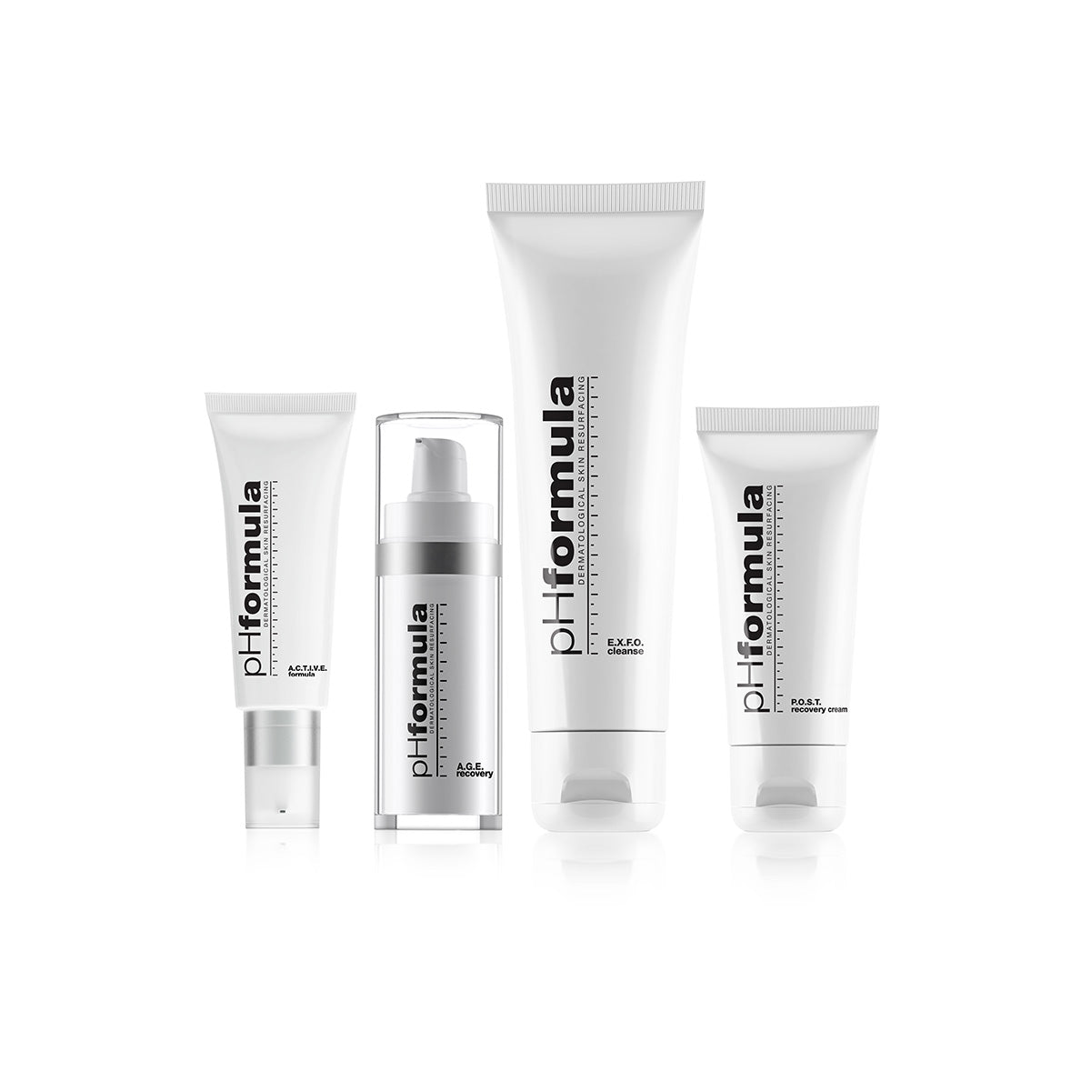 A.G.E. Homecare Kit by pHformula—complete 4-step anti-aging skin resurfacing system.