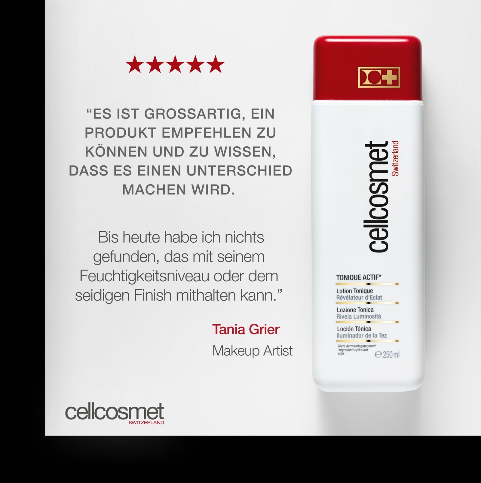 Cellcosmet Active Tonic bottle—refreshing, pH-balancing toner for radiant skin.