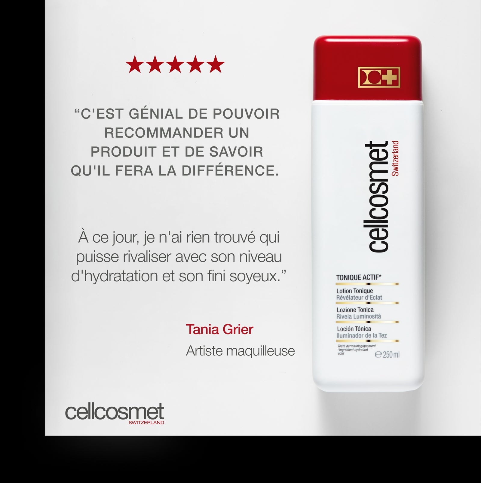 Cellcosmet Active Tonic bottle—refreshing, pH-balancing toner for radiant skin.