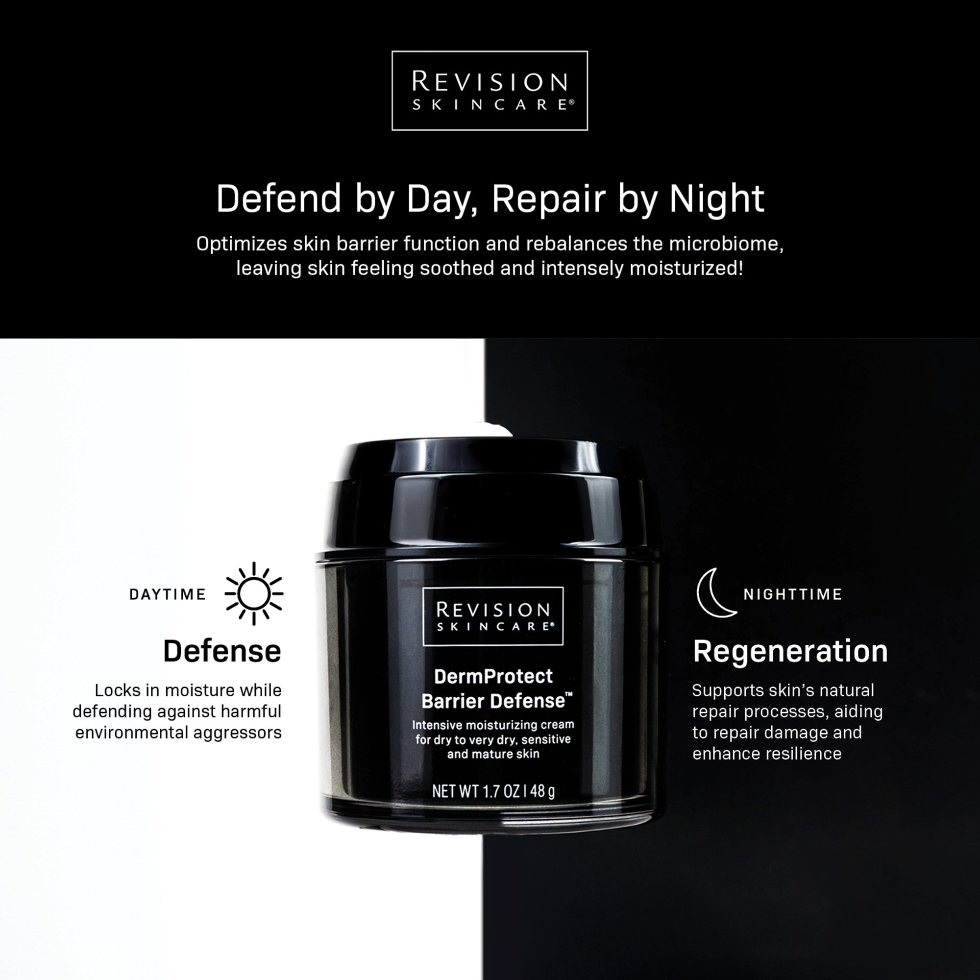 Revision Skincare DermProtect Barrier Defense – hydrating post-procedure skincare product. The M-ethod Aesthetics.