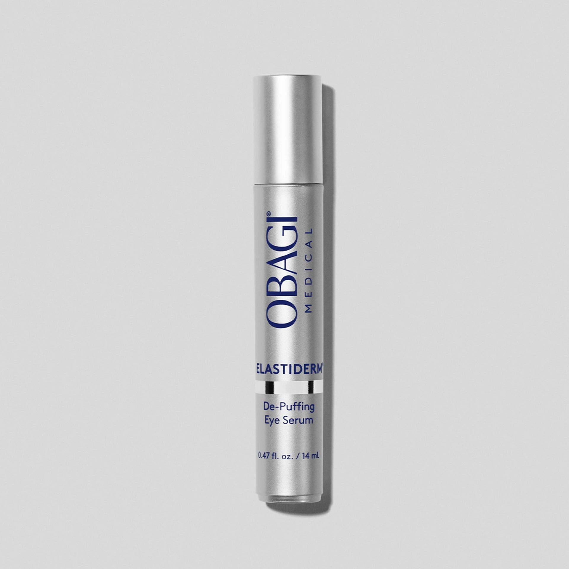 Obagi ELASTIderm Eye Serum cooling roll-on for under-eye firming, fine line reduction, and refreshed appearance.
