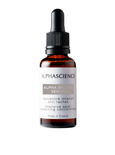 Alpha Bright Serum targeting dark spots and hyperpigmentation.