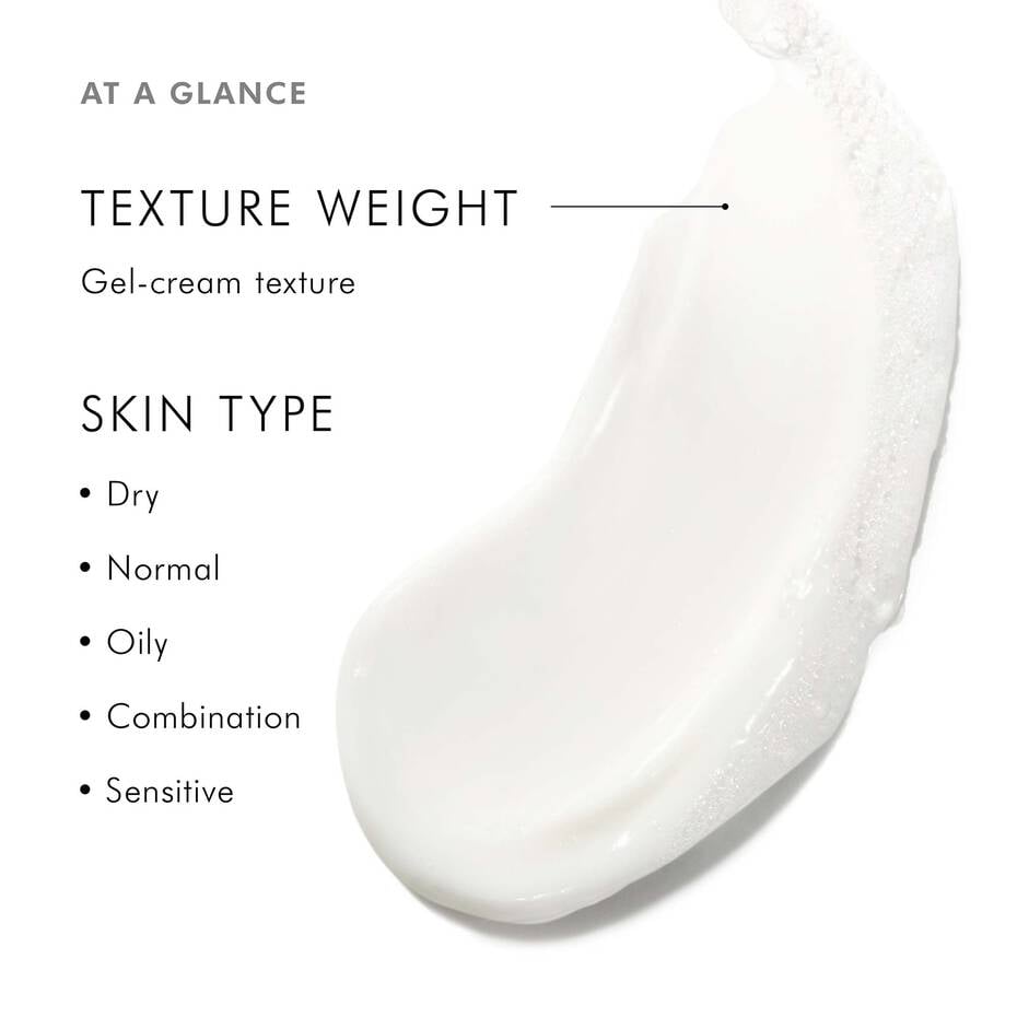 Texture of Gentle Cleanser—non‑foaming, emollient cream for comfortable cleansing.
