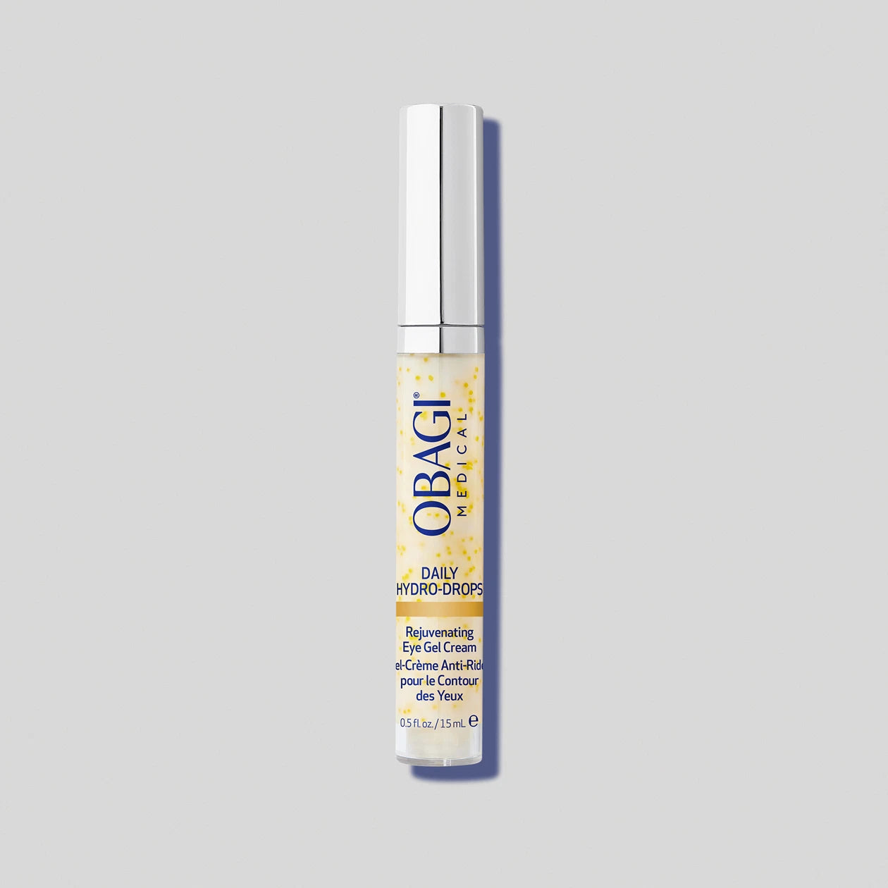 Obagi Daily Hydro-Drops Rejuvenating Eye Gel Cream for instant hydration and brightening, targeting puffiness and dullness around the eyes.