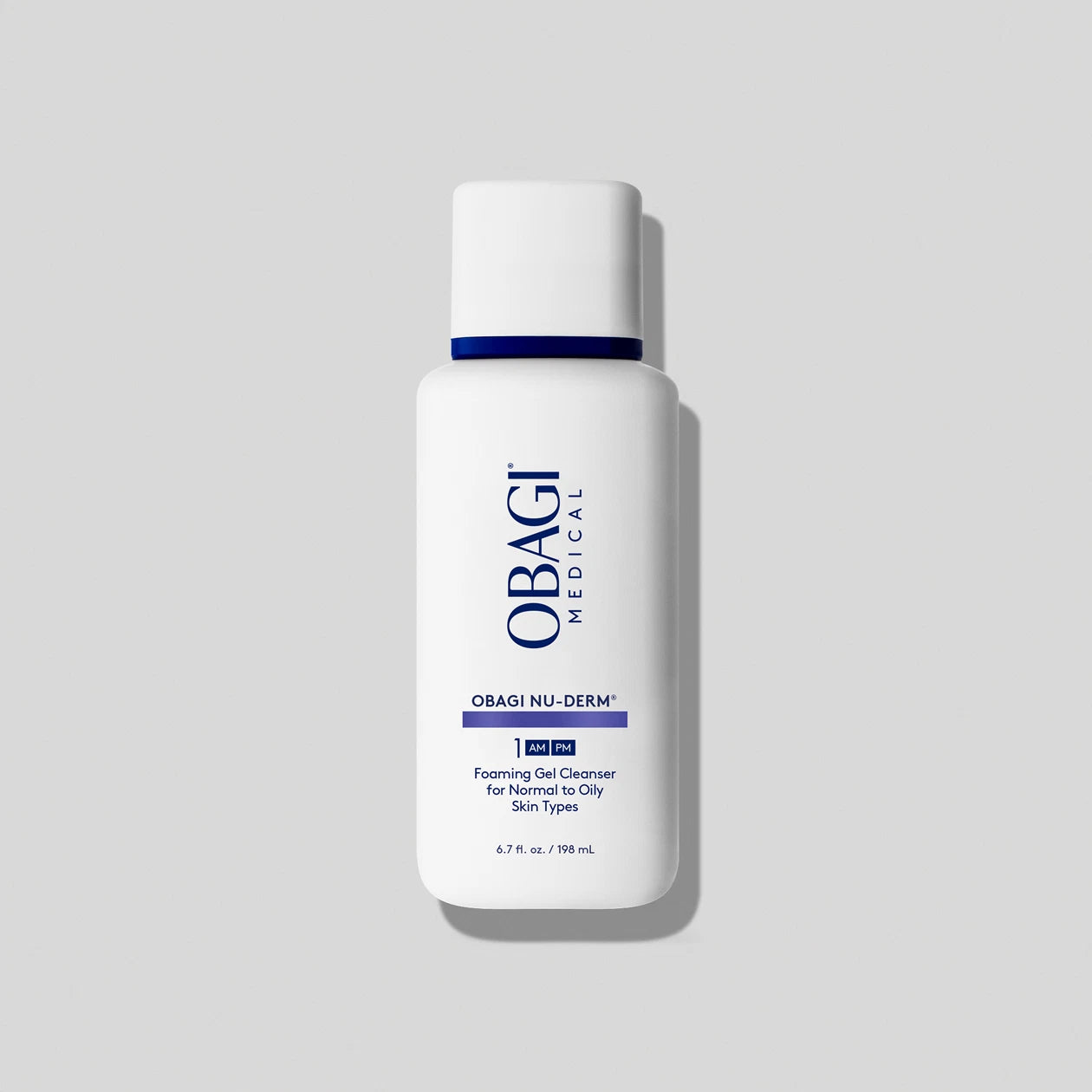 Obagi Nu-Derm Foaming Gel for oily and acne-prone skin, gentle yet effective cleanser that removes excess oil and impurities.