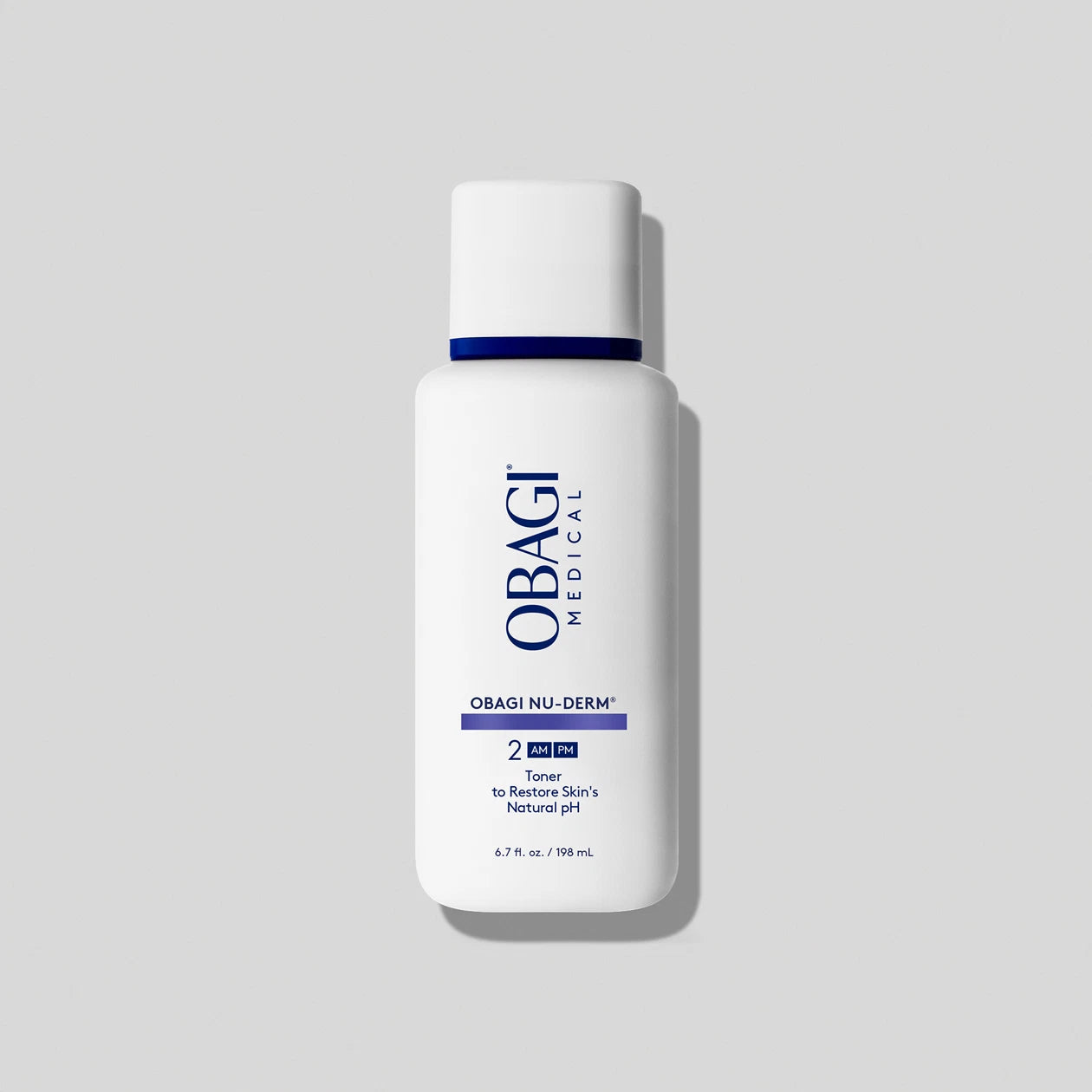 Obagi Nu-Derm Toner alcohol-free facial toner for all skin types, balancing pH and prepping skin for Obagi Nu-Derm System.