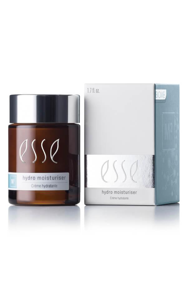 Esse Hydro Moisturiser lightweight probiotic moisturiser for normal, combination, oily, and sensitive skin.