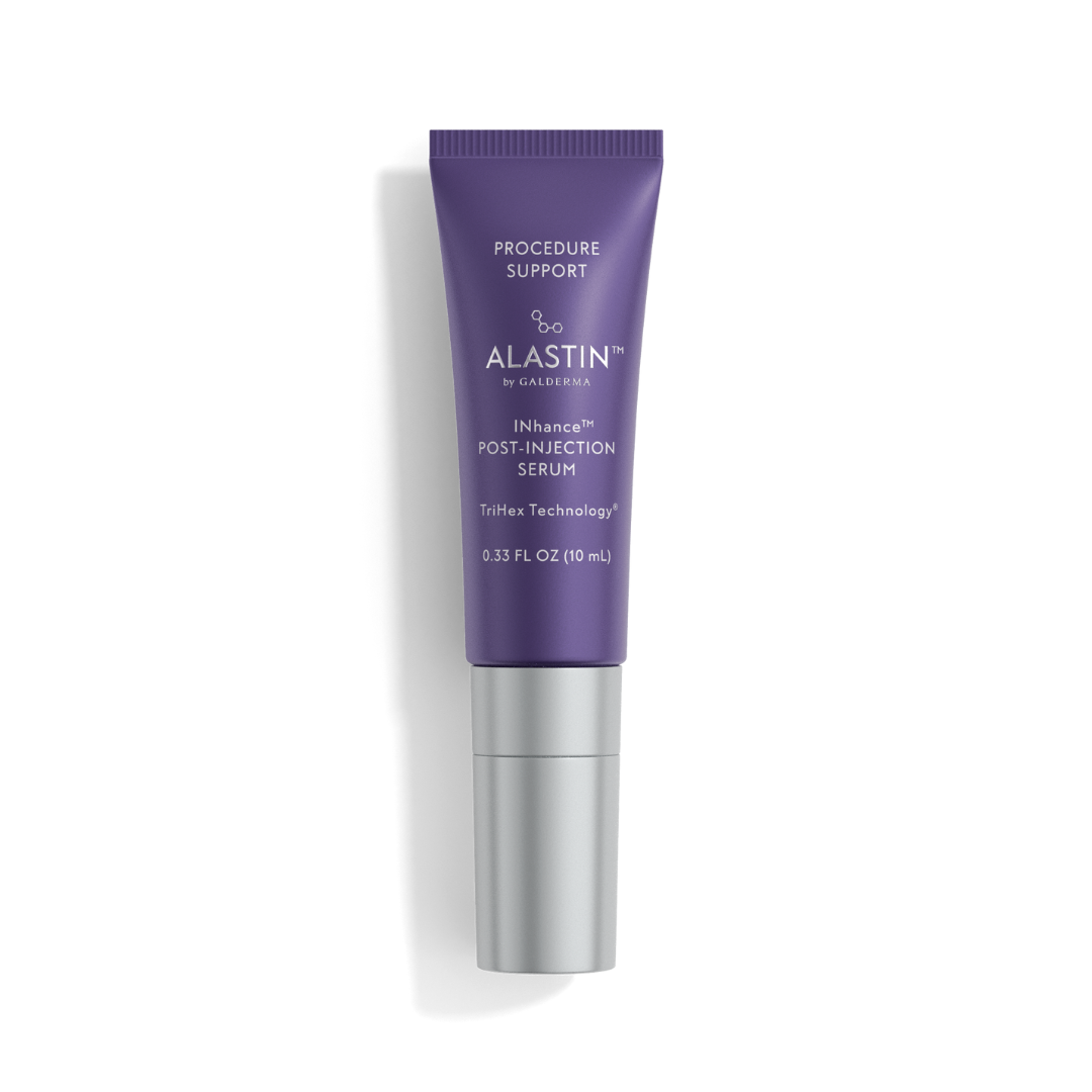 Alastin INhance Serum 10 ml applicator with TriHex Technology®, peptides, Arnica, and Ledum extracts.