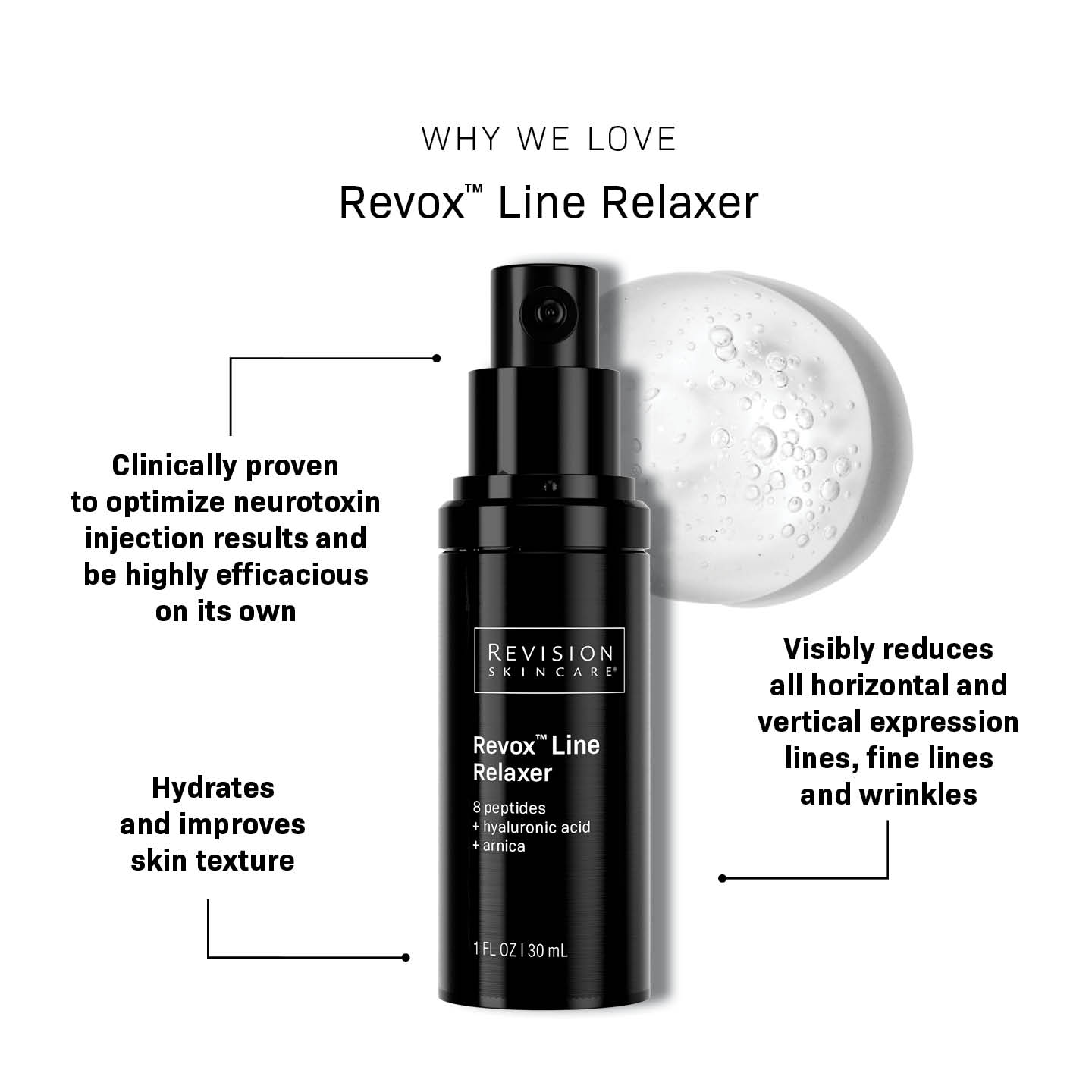 Revox Line Relaxer Revision Skincare. Official Stockist. Worldwide shipping. Medical-grade skincare. The M-ethod Aesthetics