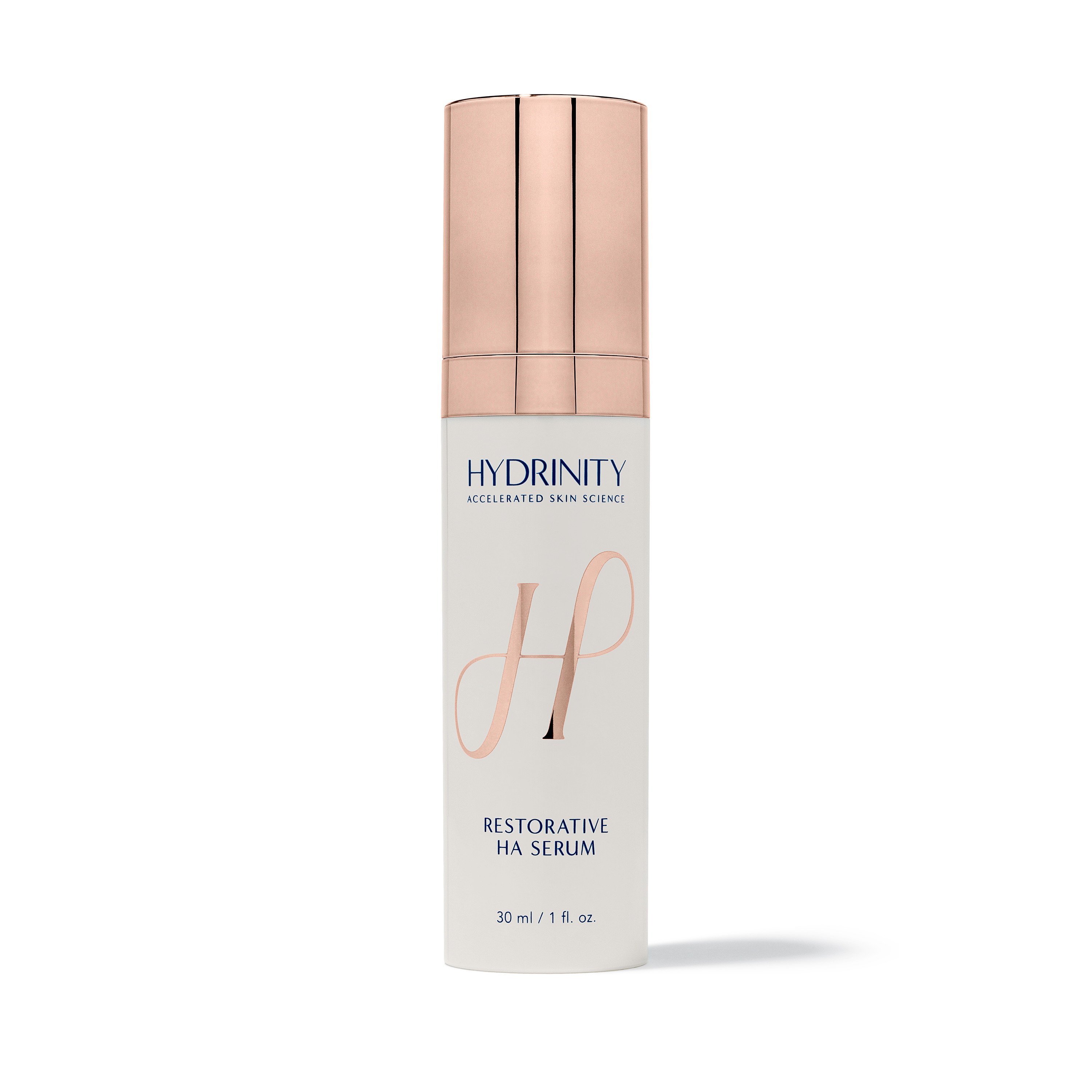 Hydrinity Restorative HA Serum—advanced hyaluronic acid serum for deep hydration.