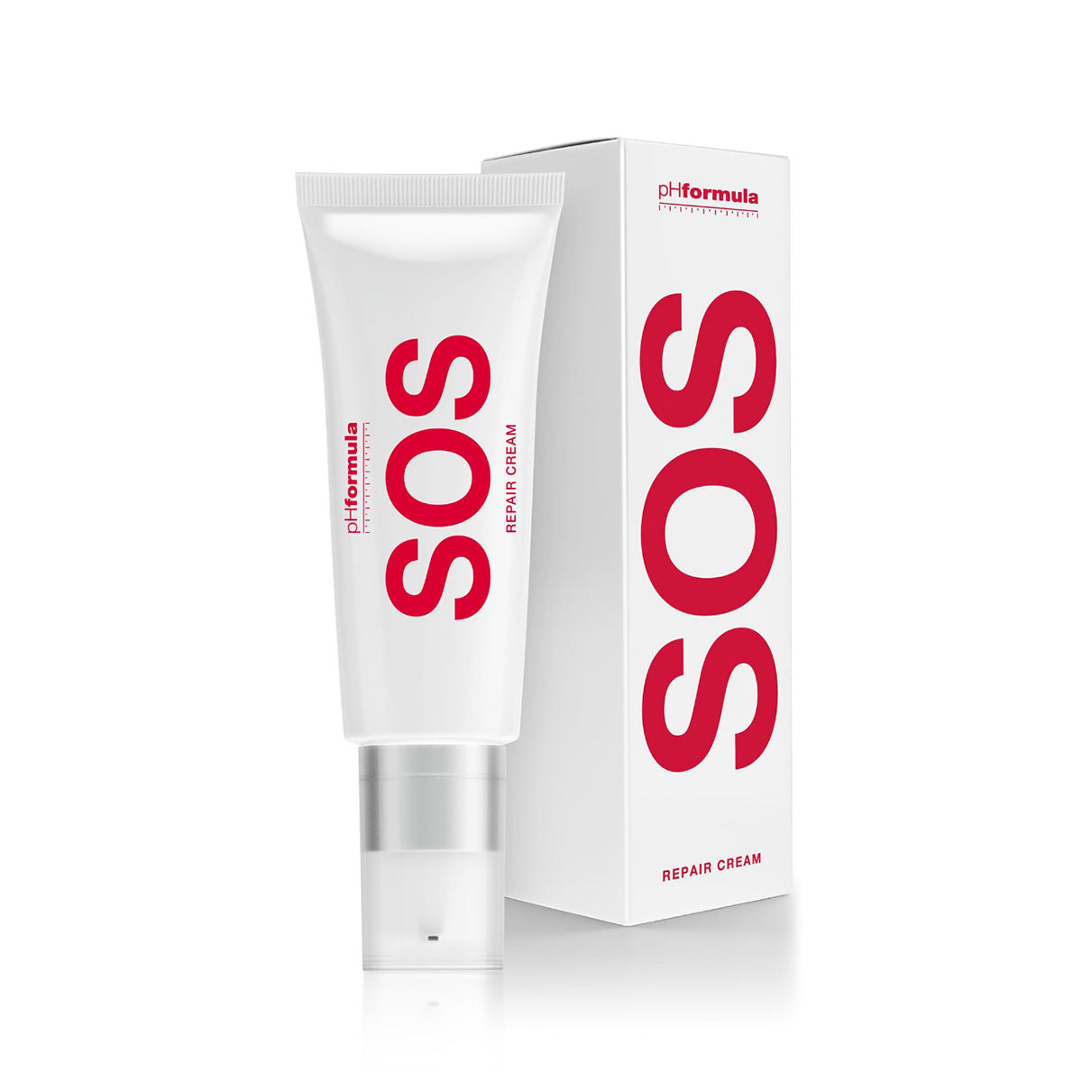 pHformula SOS Repair Cream—barrier repair cream for face, hands, and body.