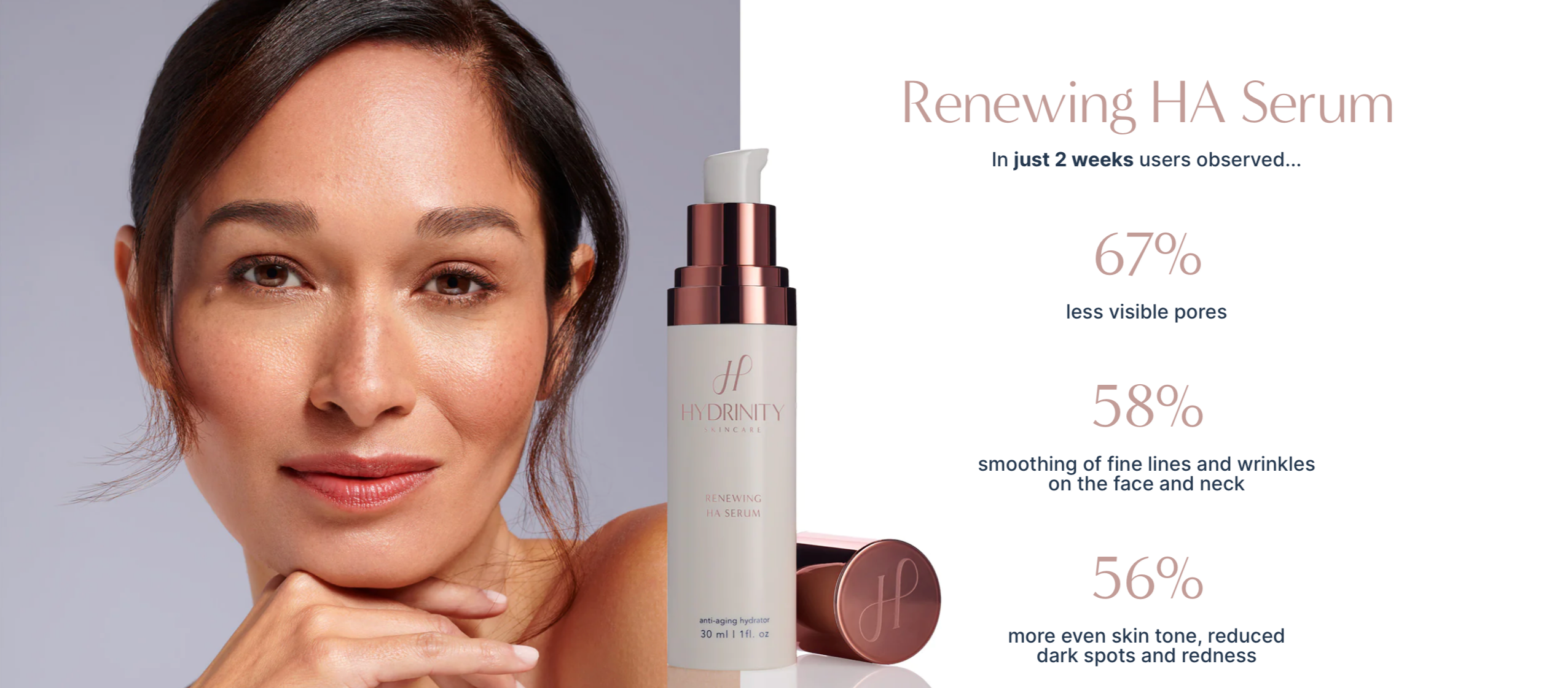 Renewing HA Serum Hydrinity. Official Stockist. Worldwide shipping. Medical-grade skincare. The M-ethod Aesthetics