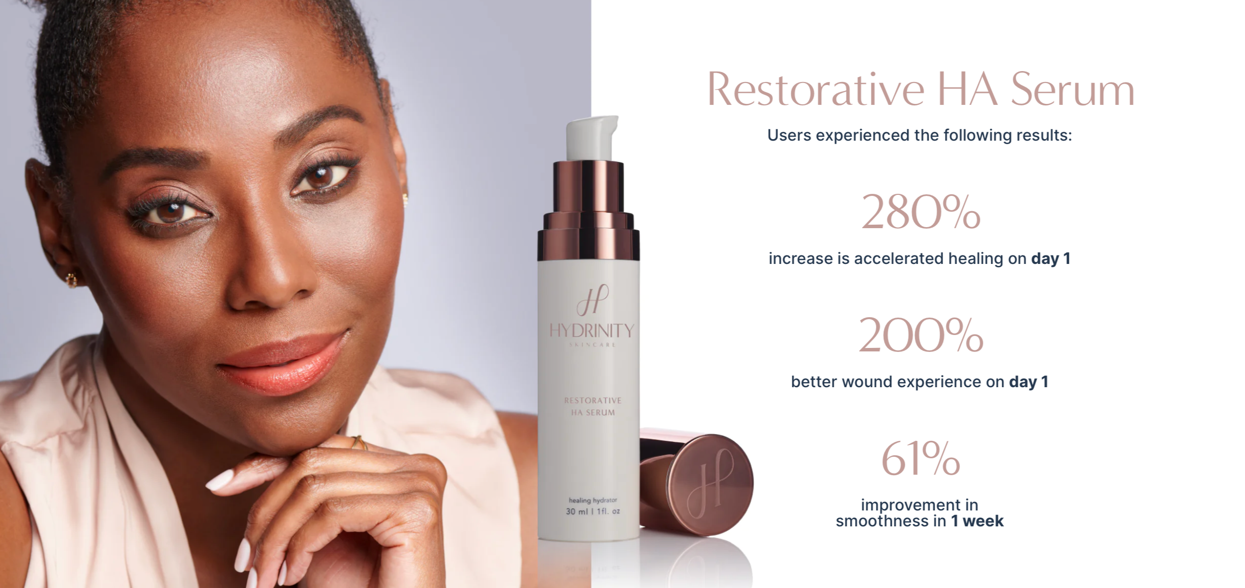 Restorative HA Serum Hydrinity. Official Stockist. Worldwide shipping. Medical-grade skincare. The M-ethod Aesthetics