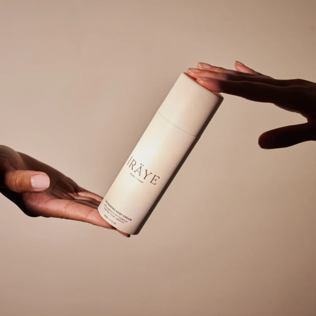 The Shaping Body Cream packaging—feather-light body cream for smoother, toned skin.