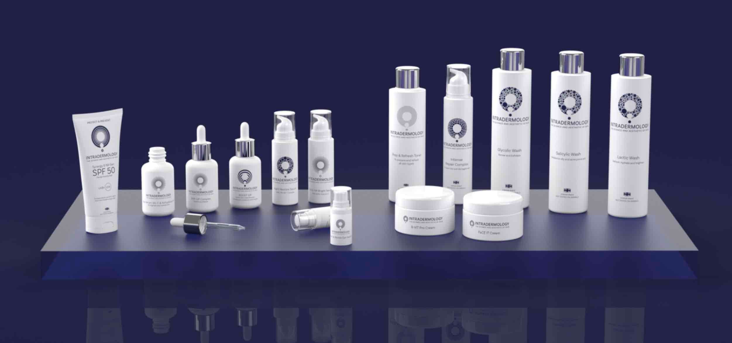 Line Up Intradermology. Worldwide shipping. Authorised stockist. The M-ethod Aesthetics.