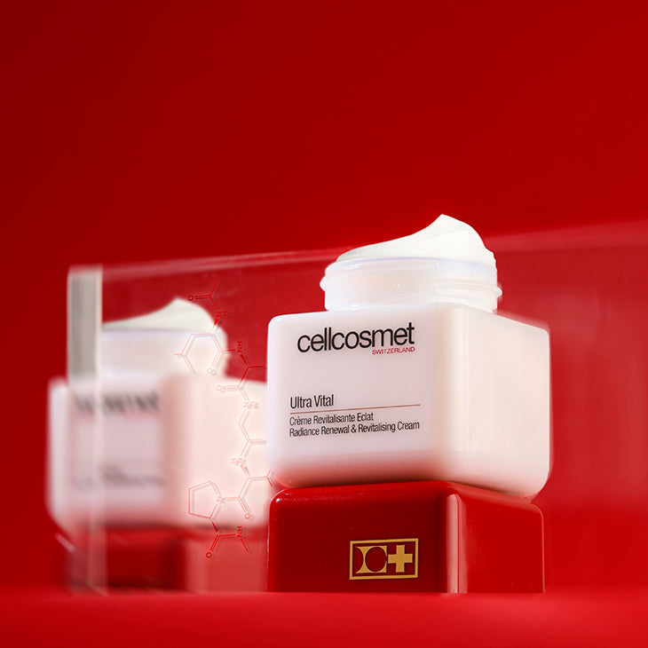 Ultra Vital Cream by Cellcosmet—Swiss cellular revitalizing cream for firm, radiant skin.