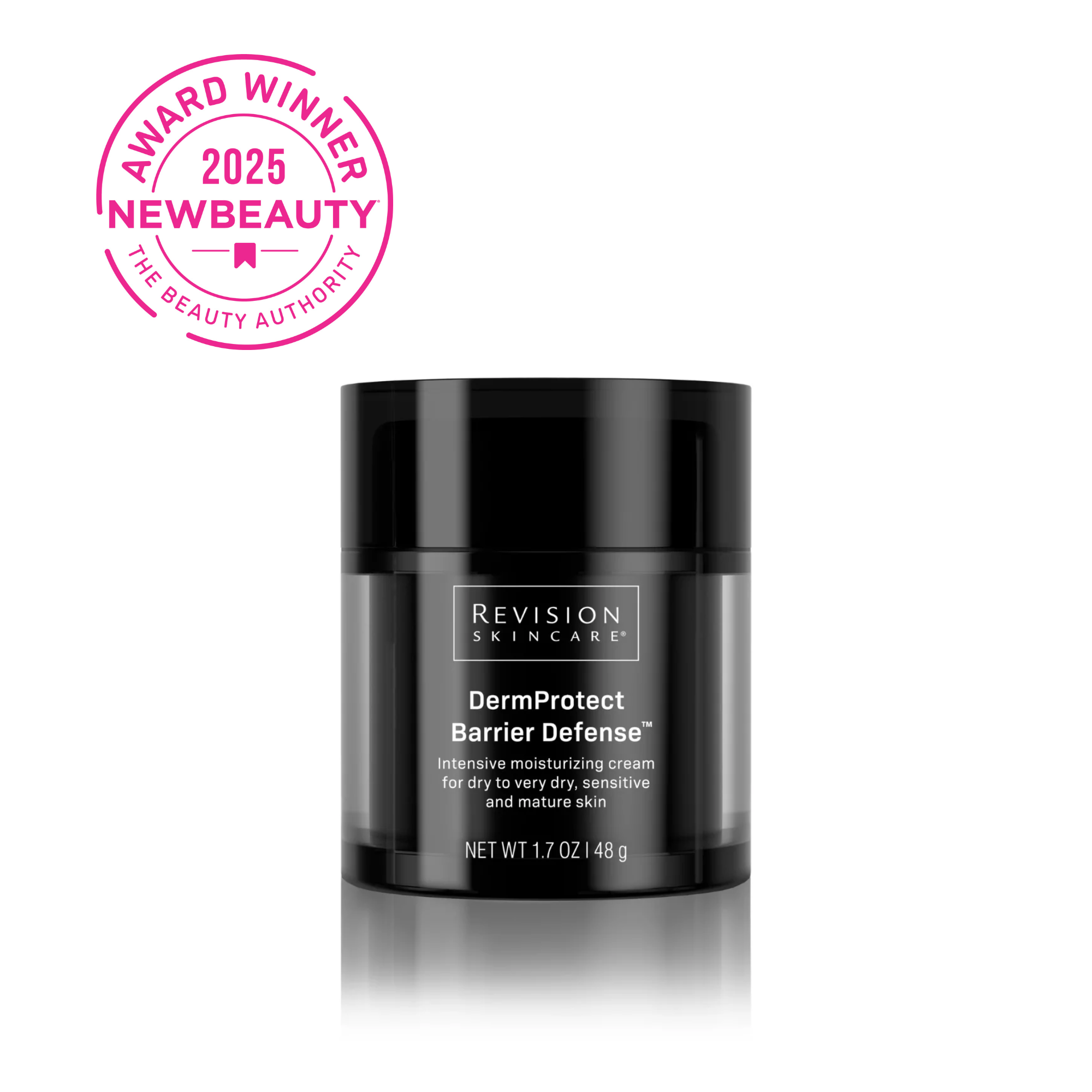 DermProtect Barrier Defense cream by Revision Skincare in minimalist packaging on white background. The M-ethod Aesthetics.