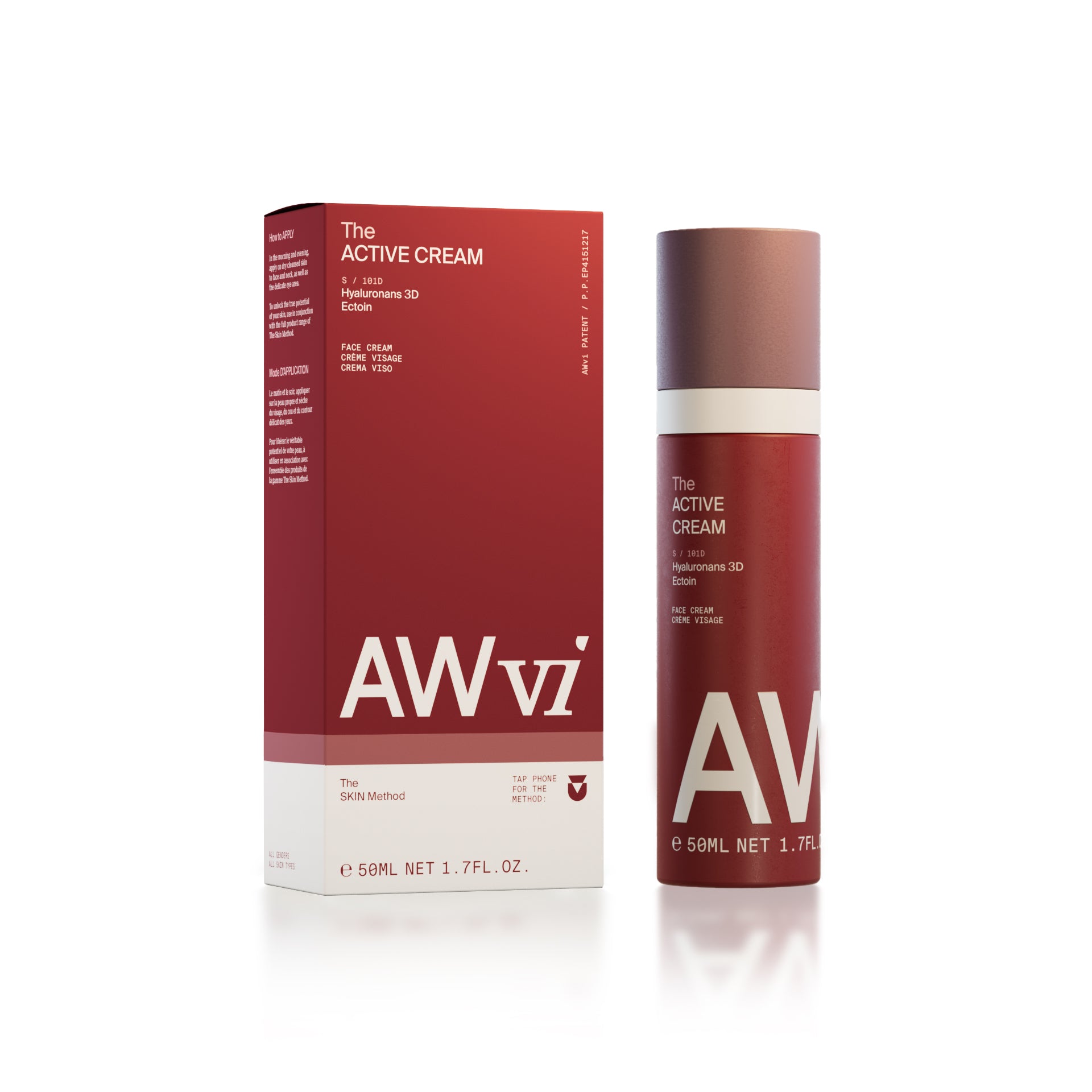 The Active Cream by AWvi—microbiome moisturizer for deep hydration and barrier support.