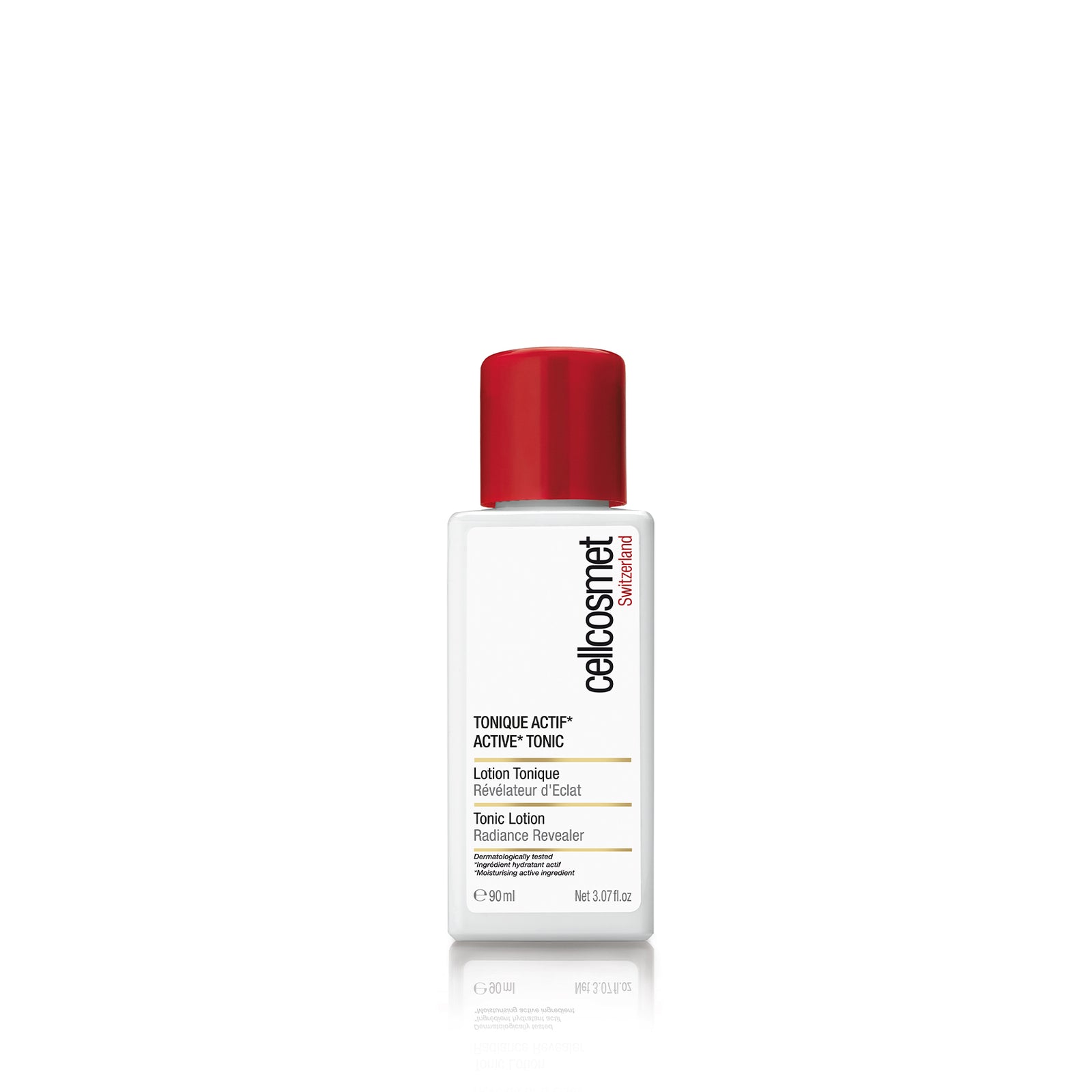 Cellcosmet Active Tonic—gentle micro-exfoliant toner with rose water and chamomile.
