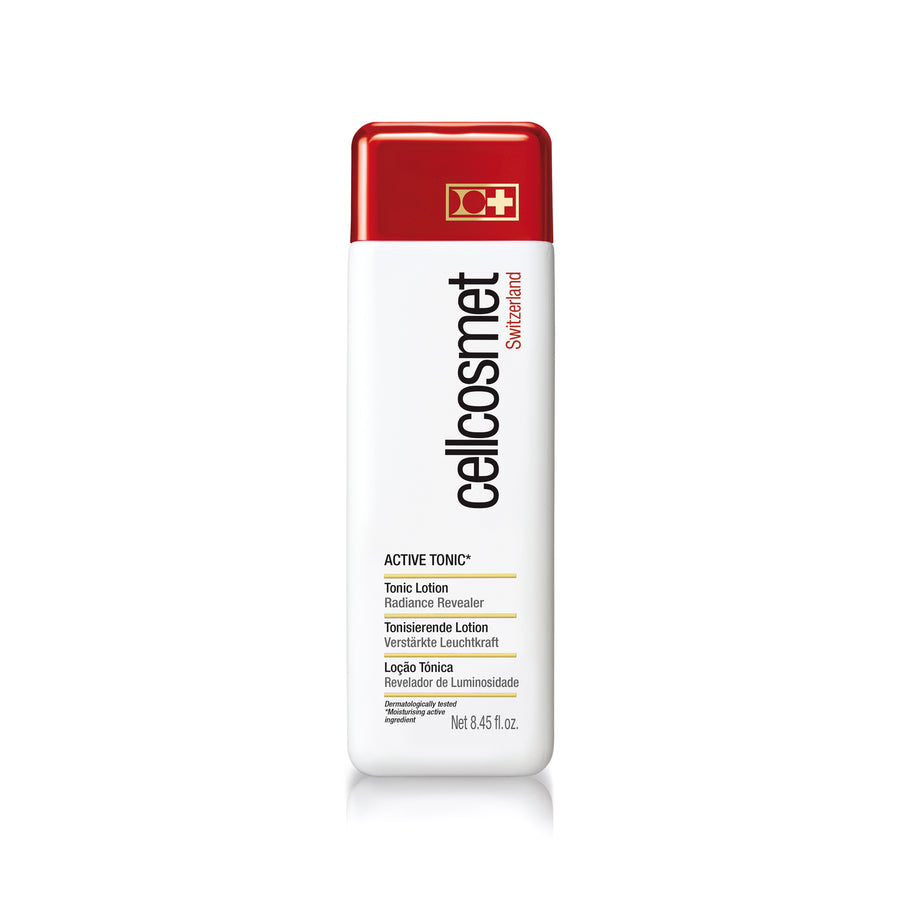 Active Tonic by Cellcosmet—alcohol-free exfoliating toner for all skin types.