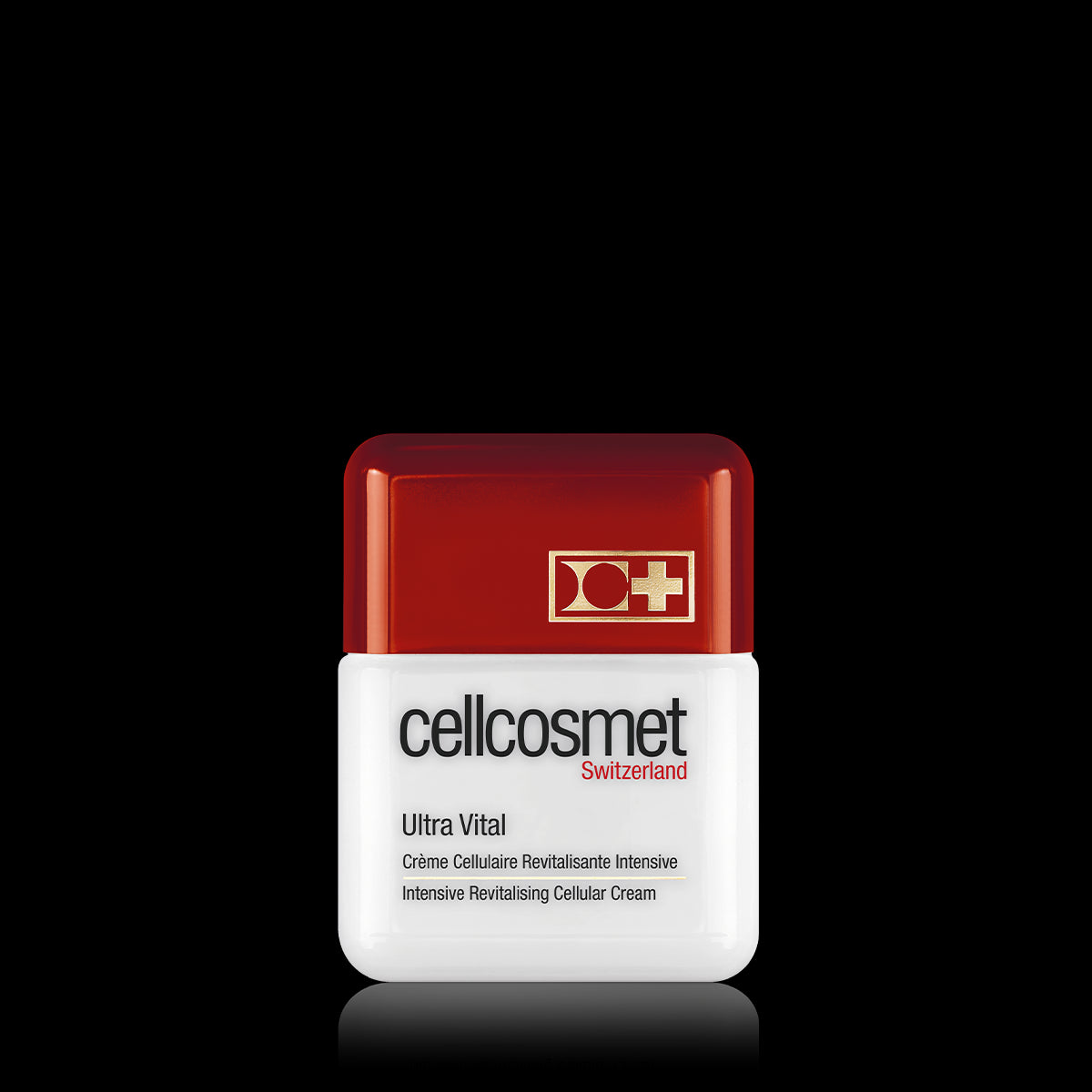 Ultra Vital Cream packaging—Cellcosmet’s iconic moisturizer for youthful, luminous skin.
