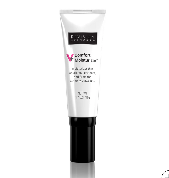 Revision Skincare V+ Comfort Moisturizer—hydrating cream for vulvar dryness and irritation.