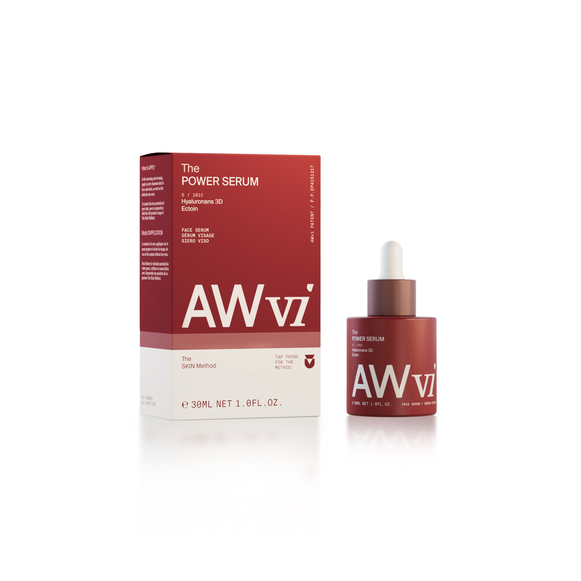 The Power Serum by AWvi—age-defying serum for hydration, lifting, and regeneration.