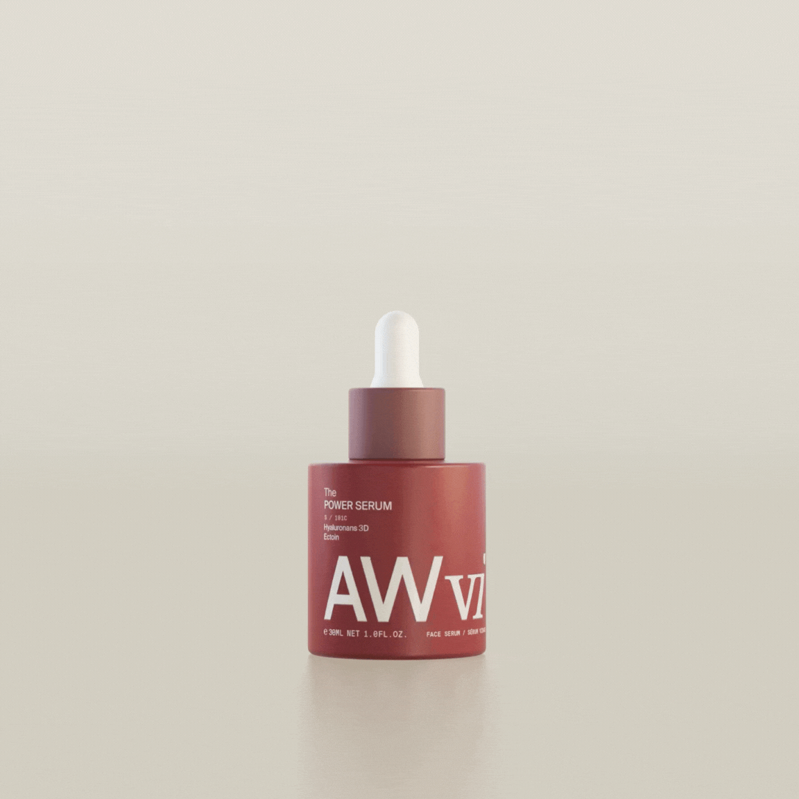 The Power Serum by AWvi—potent serum for elasticity, microbiome support, and youthful skin.