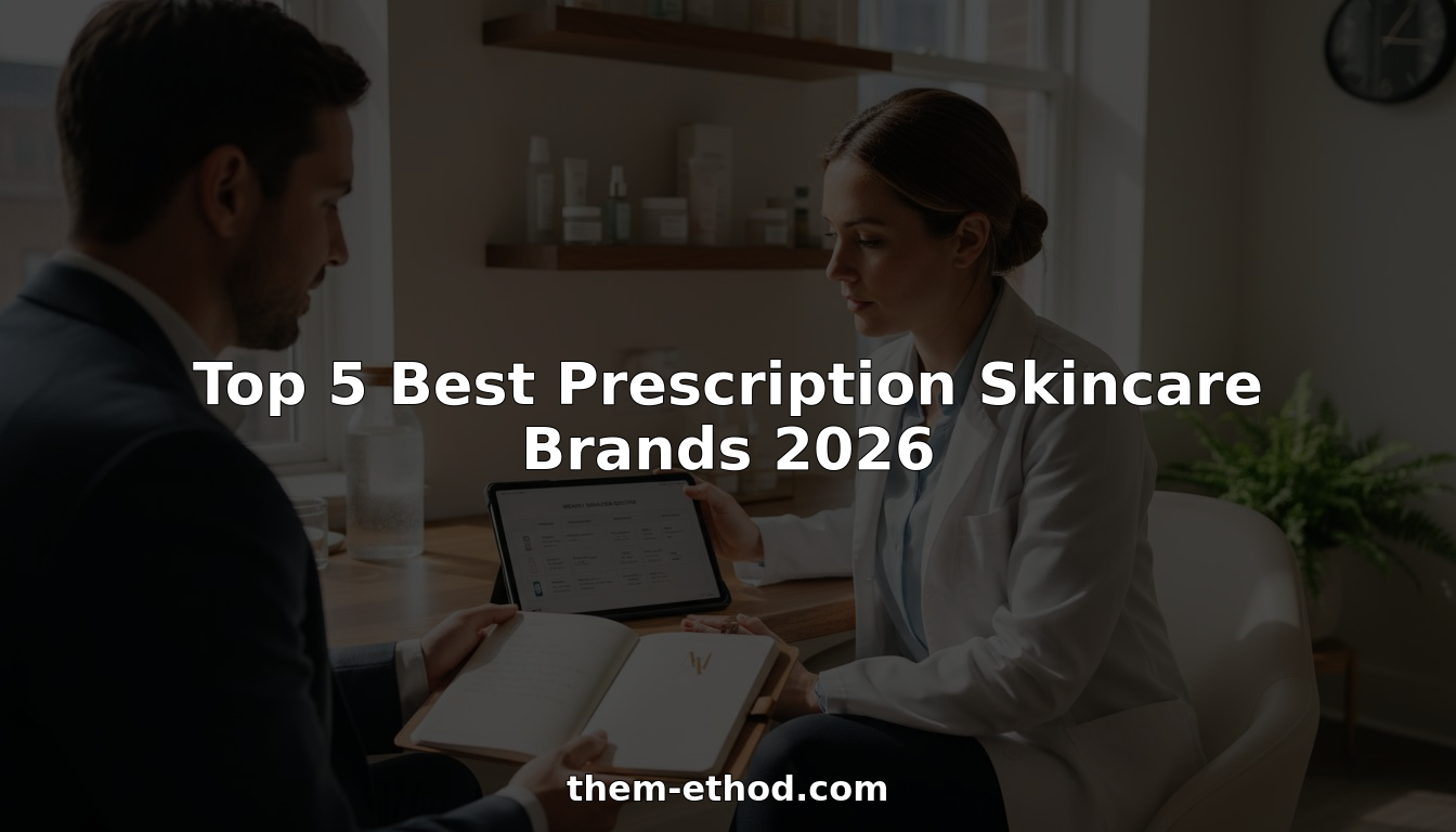 Dermatologist consulting a client about skincare products