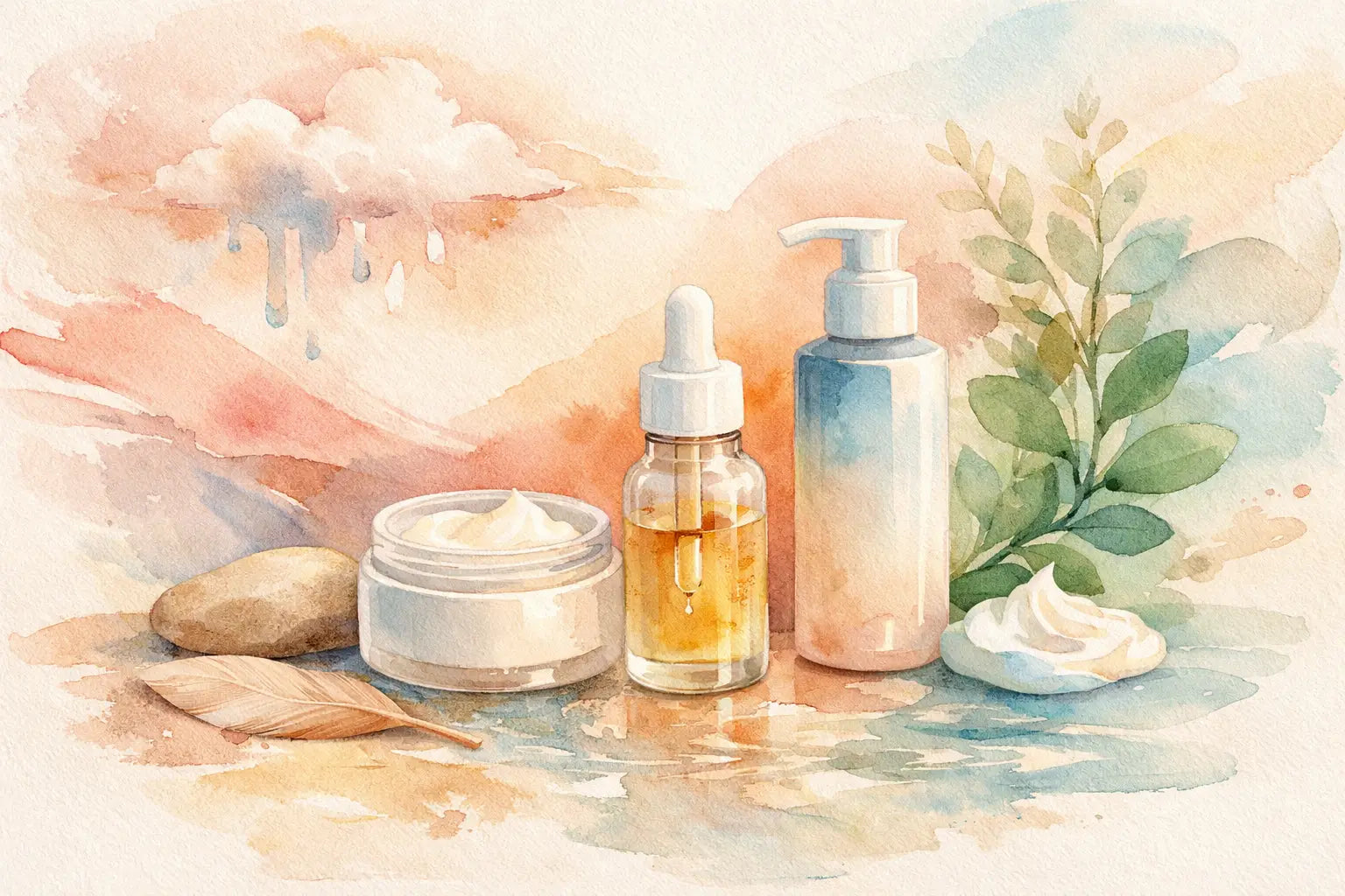 Barrier Repair Routine for Overtreated Skin Example