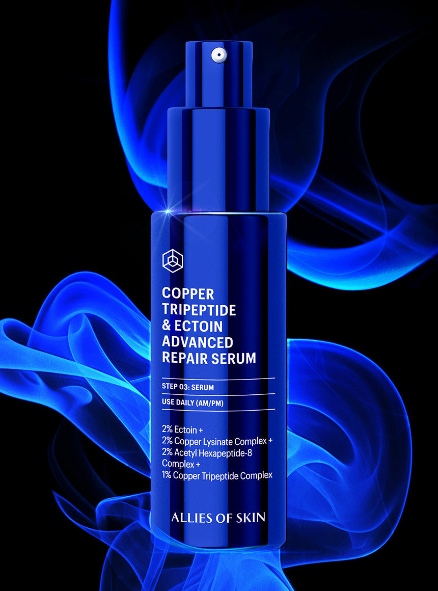 Copper Tripeptide & Ectoin Advanced Repair Serum Allies of Skin. The M-ethod Aesthetics. Worldwide Delivery.