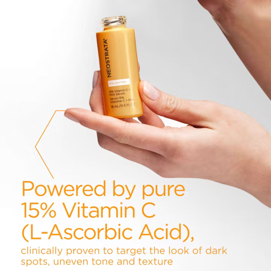ENLIGHTEN 15% Vitamin C + PHA Serum NEOSTRATA. Official Stockist. Worldwide shipping. Medical-grade skincare. The M-ethod Aesthetics