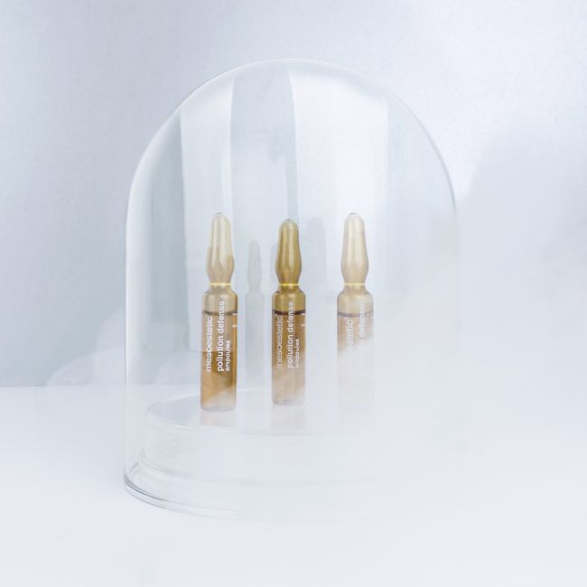 Mesoestetic Pollution Defense Ampoules. Official Stockist. Worldwide shipping. Medical-grade skincare. The M-ethod Aesthetics