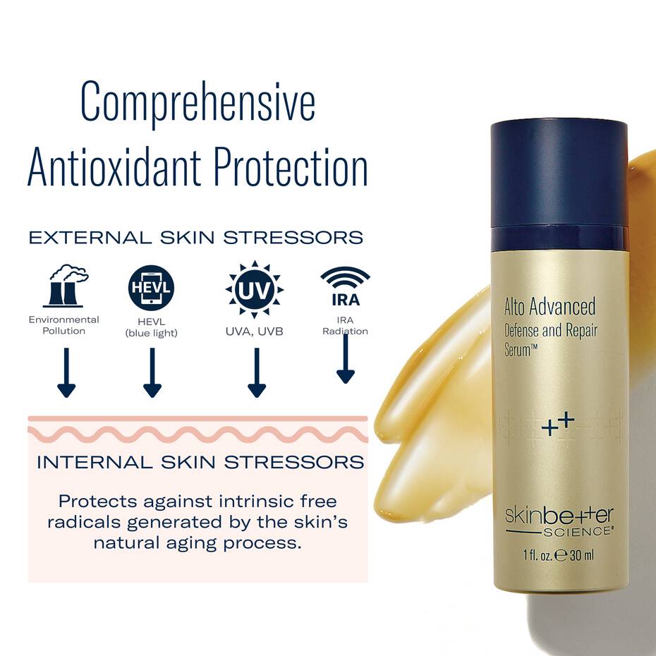 Alto Advanced Defense And Repair Serum SkinBetter Science. Official UK stockist. Worldwide delivery medical-grade skincare.