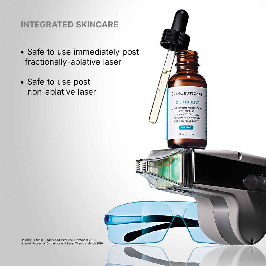 SkinCeuticals CE Ferulic - safe for use immediately following ablative laser treatments.