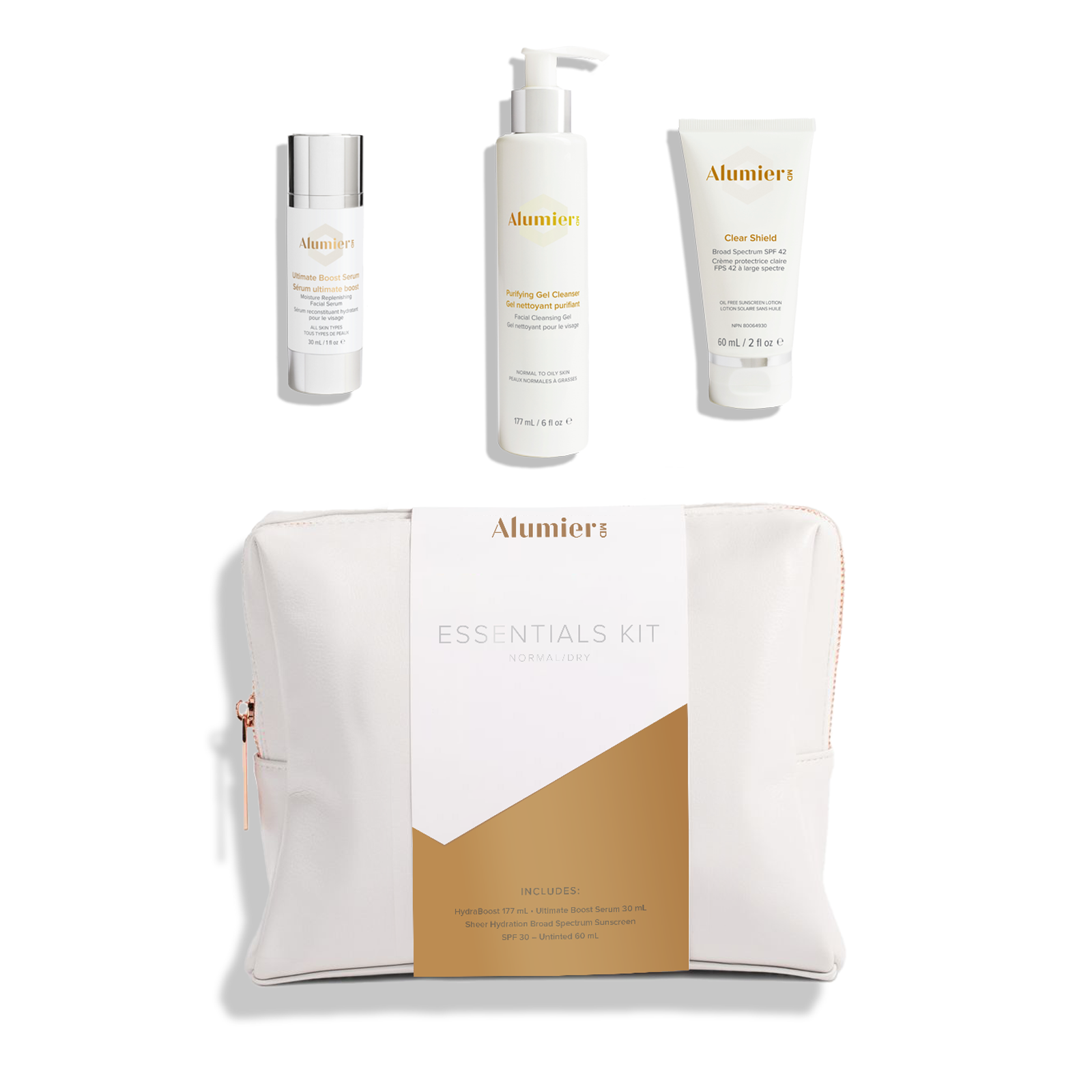 Essentials Kit - Normal/Dry Skin. AlumierMD Official Stockist. Worldwide shipping. Medical-grade skincare. The M-ethod Aesthetics