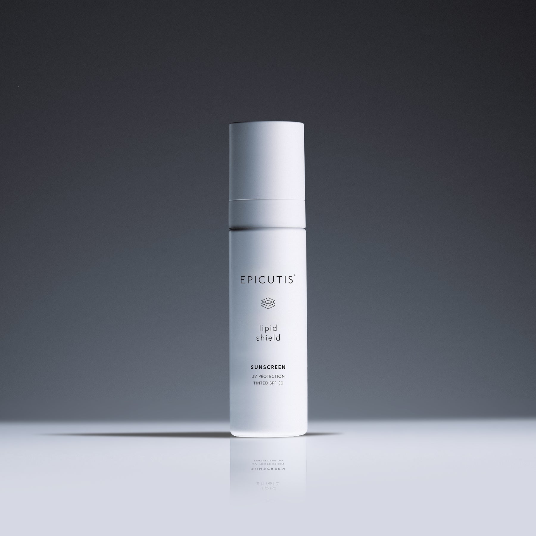 Epicutis Lipid Shield Tinted SPF 30 tube in 50ml for medical‑grade barrier‑supporting sunscreen.