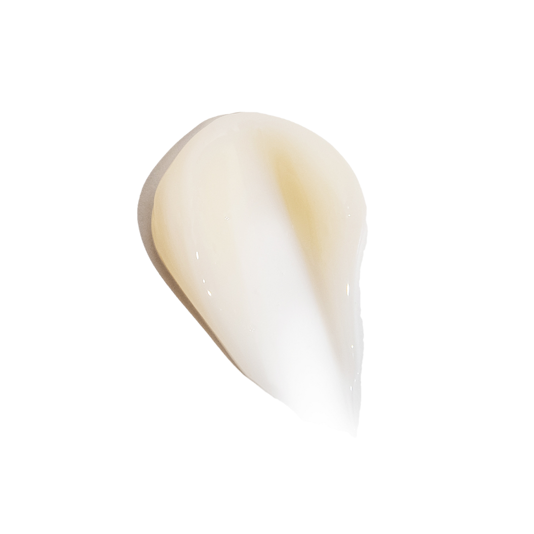 Close-up of Restorative Skin Complex texture, lightweight yet hydrating peptide-rich anti-aging serum.