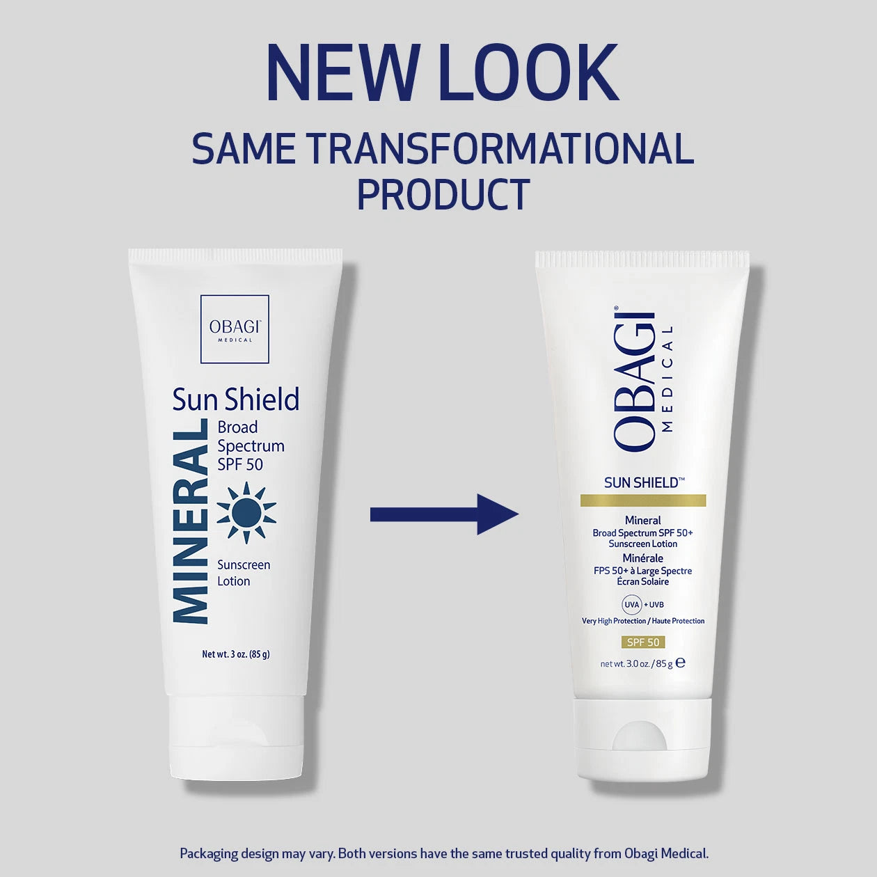 SunShield Mineral Broad Spectrum SPF 50. Obagi Medical. Worldwide international shipping. Official stockist. UK Ambassador Clinic.