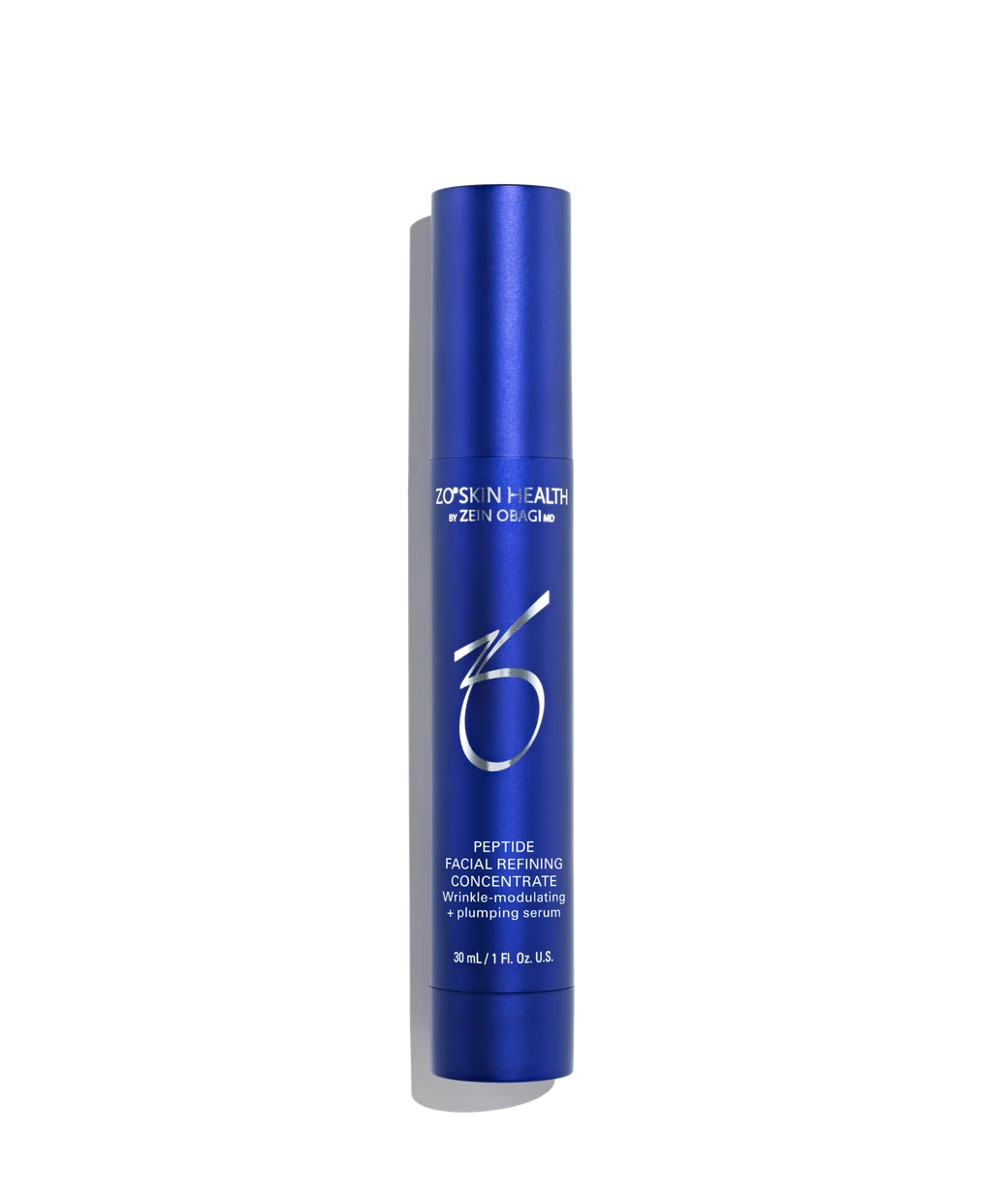ZO Peptide Facial Refining Concentrate bottle—advanced peptide serum for wrinkles and facial contour.