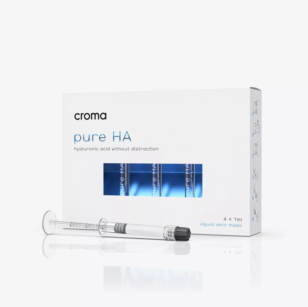 Pure HA Liquid Skin Mask Face Mask Croma Skincare. Worldwide international shipping. The M-ethod Aesthetics